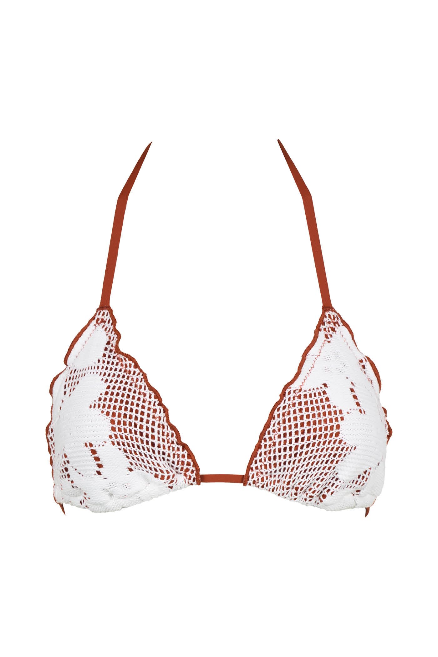 Goldenpoint Filet Top Bikini Triangolo in Pizzo Sangallo