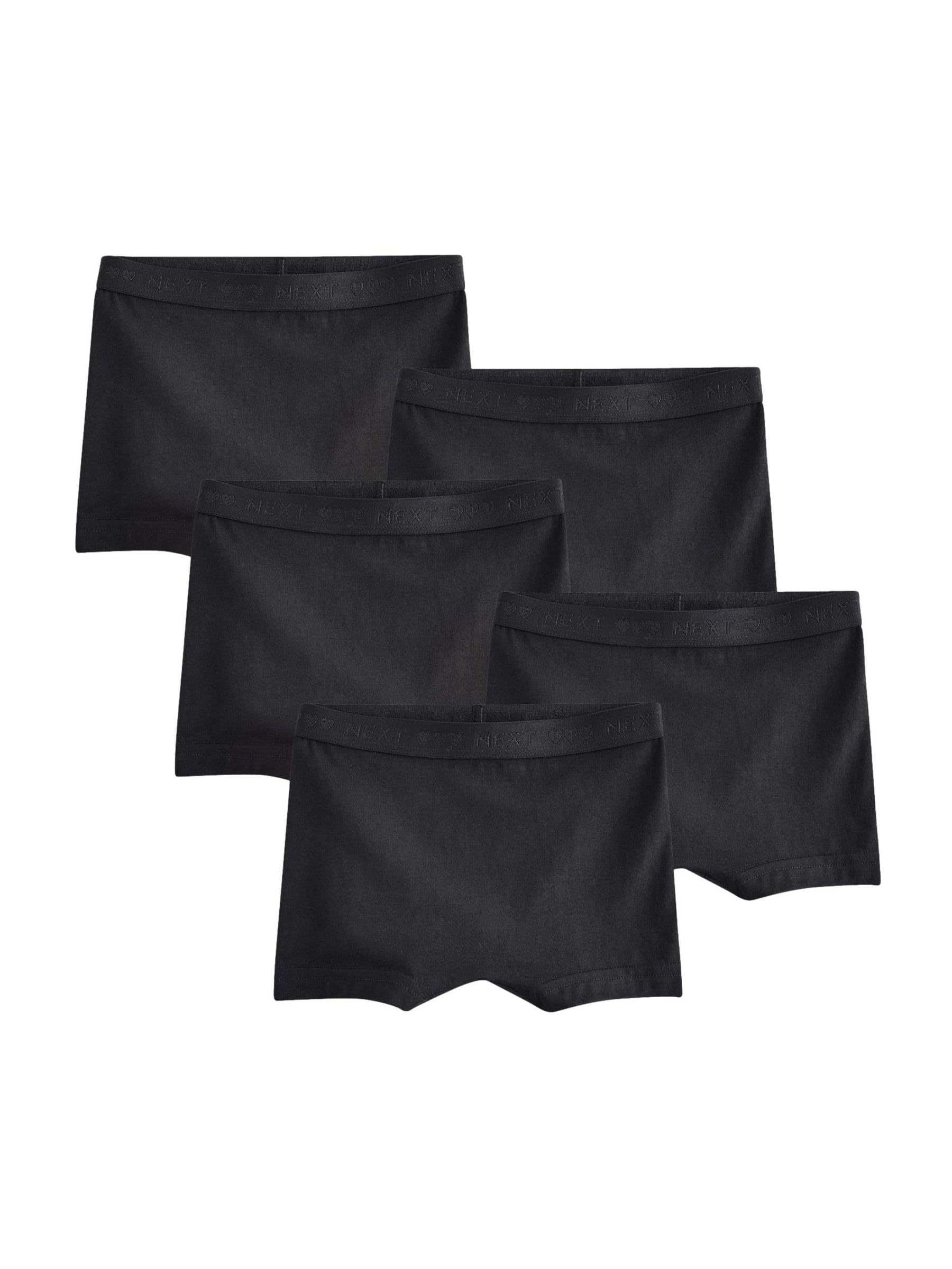Next ragazza slip boxer cotone 5 pezzi vita alta