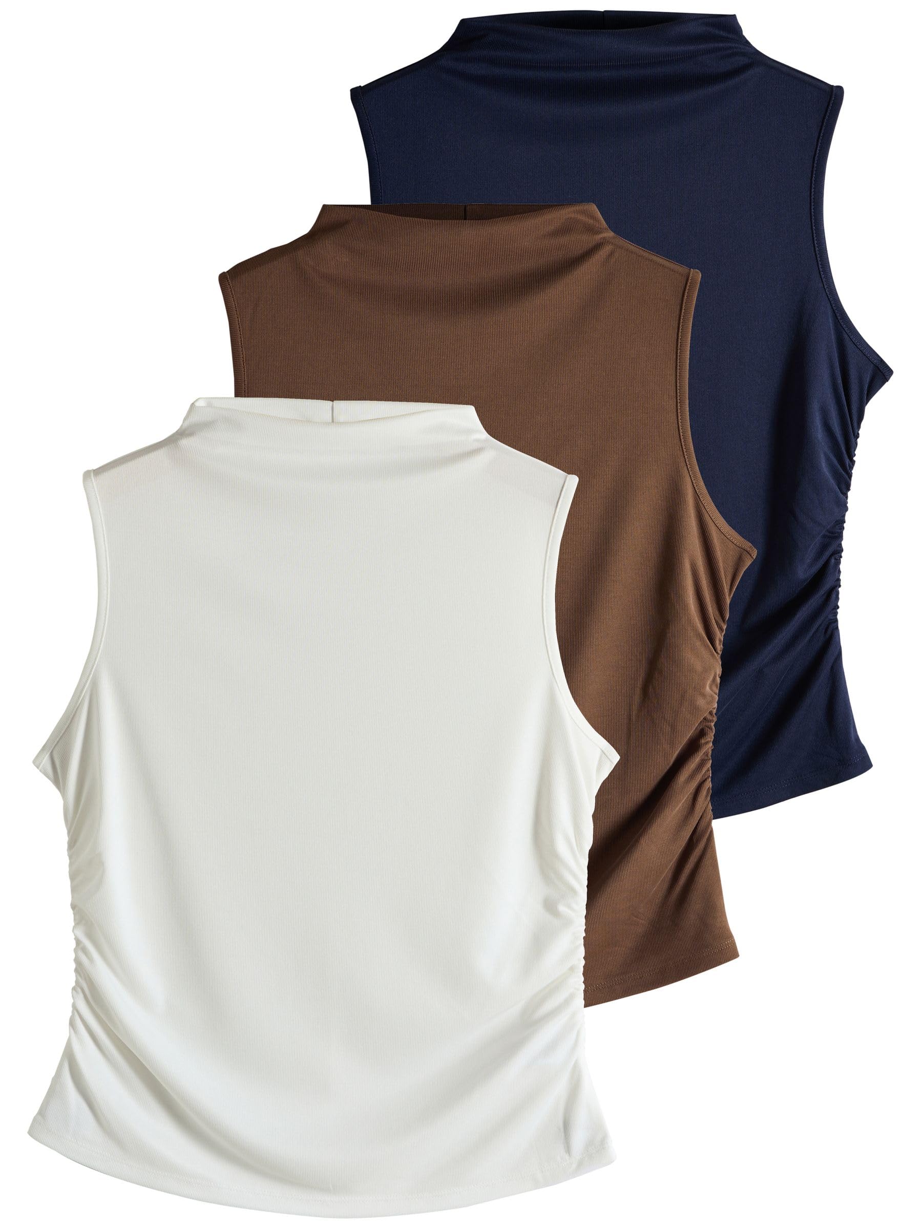 Next The Set Top smanicato drappeggiato 3 pezzi morbido