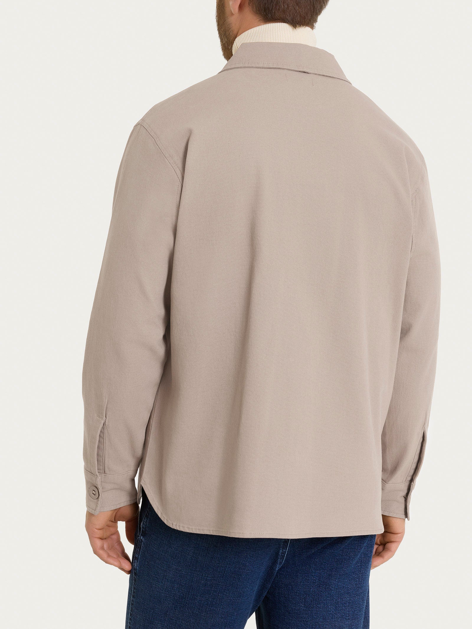 Ragno Compact shacket String Canvas Stretch cotone uomo