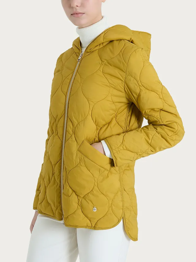 Ragno SL Piumino puffer Onion Quilt Oil Yellow cappuccio