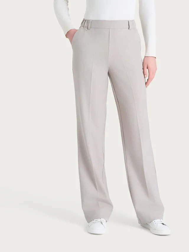 Ragno Gem Pantalone Ampio Flannel Twill Nude