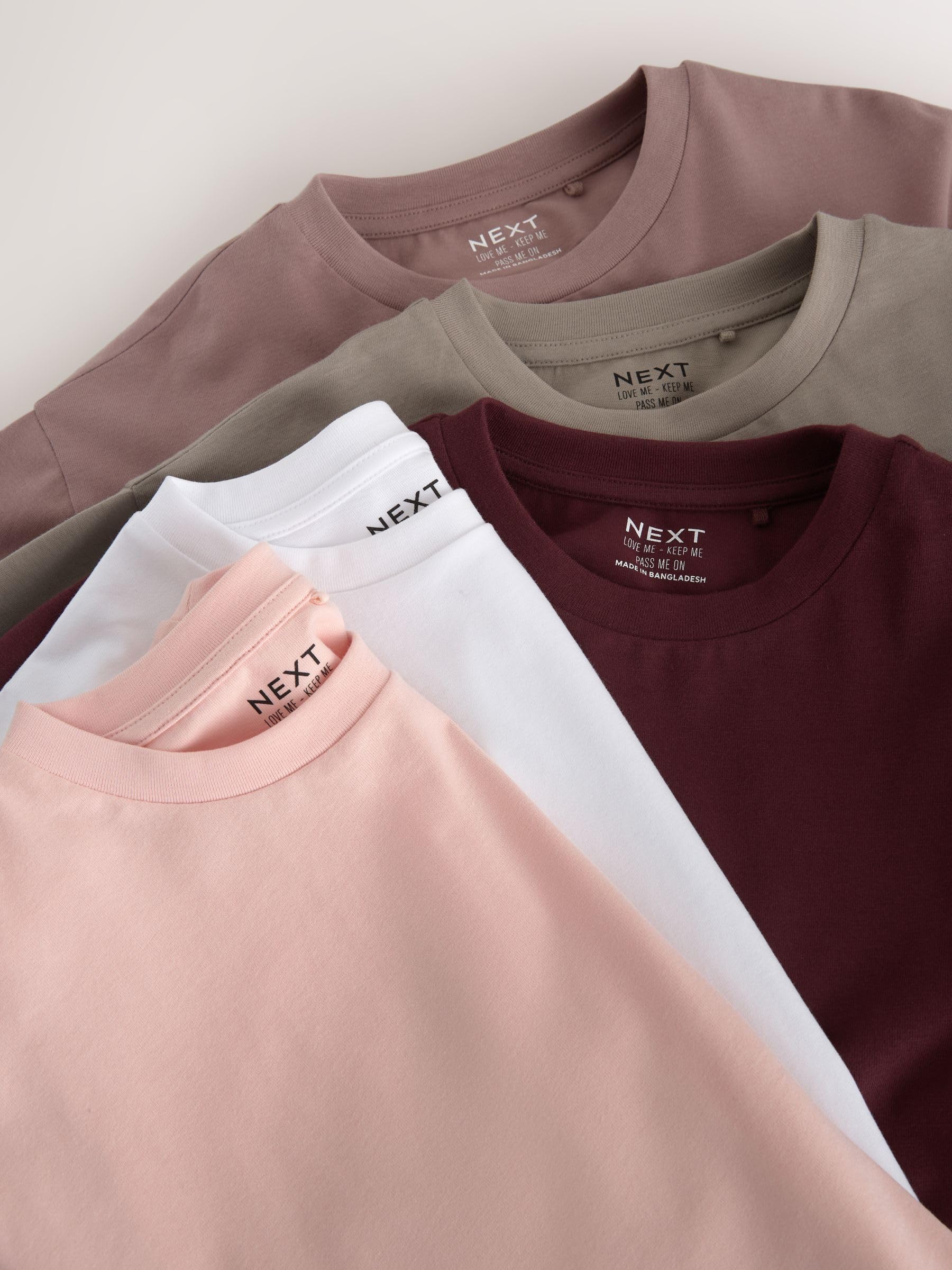 Next Oversize t-shirt bambina 5 pezzi 134 squadrate
