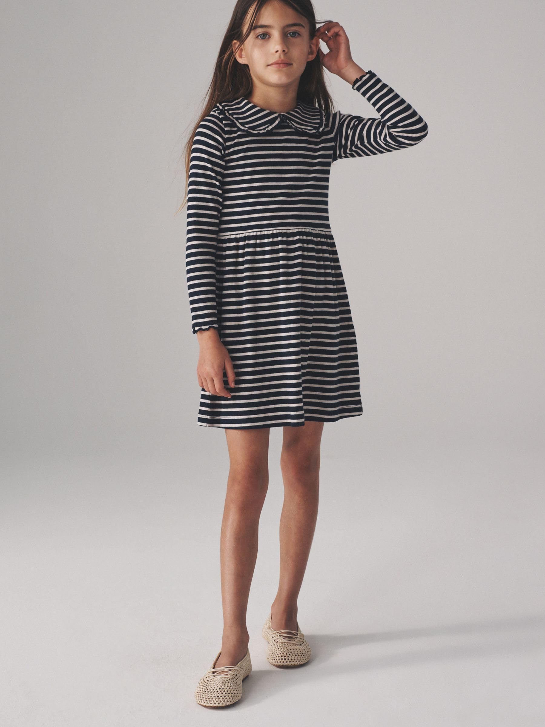 Geo Next The Set vestito bambina 3 pezzi coste collo alto