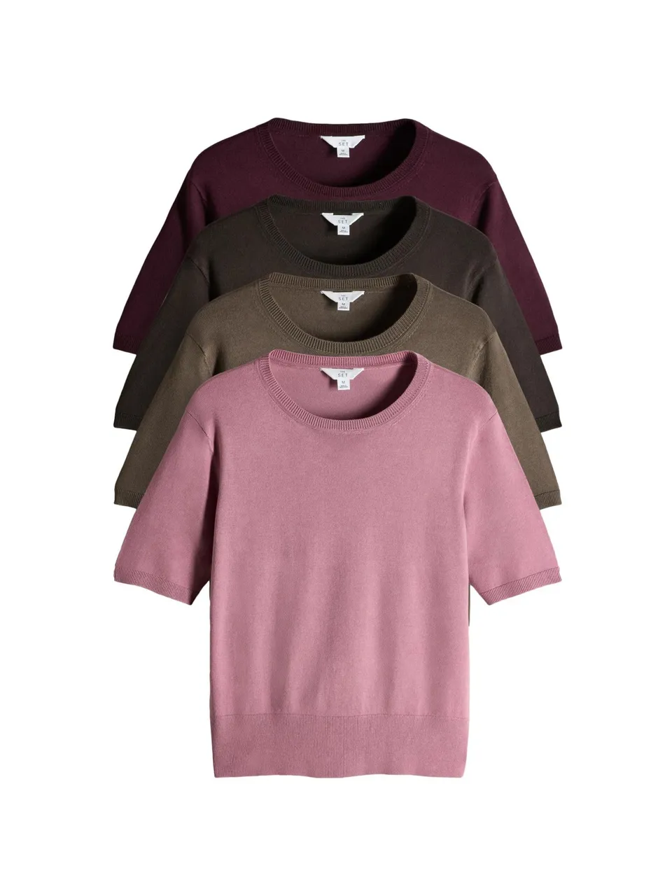 Geo Next The Set magliette maglia fine donna confezione da 4