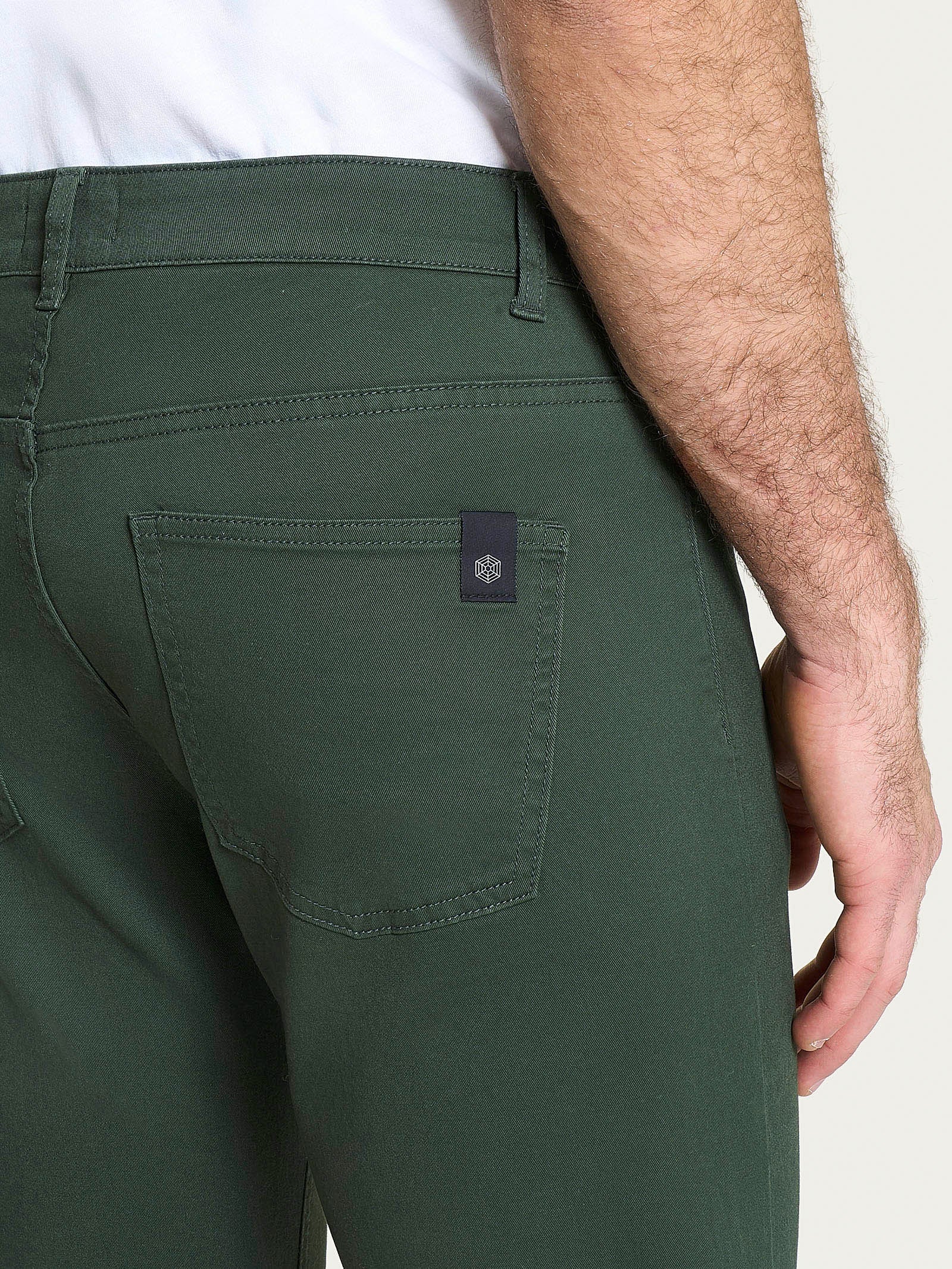 Ragno SL pantalone 5 tasche Kombu Green elasticizzato