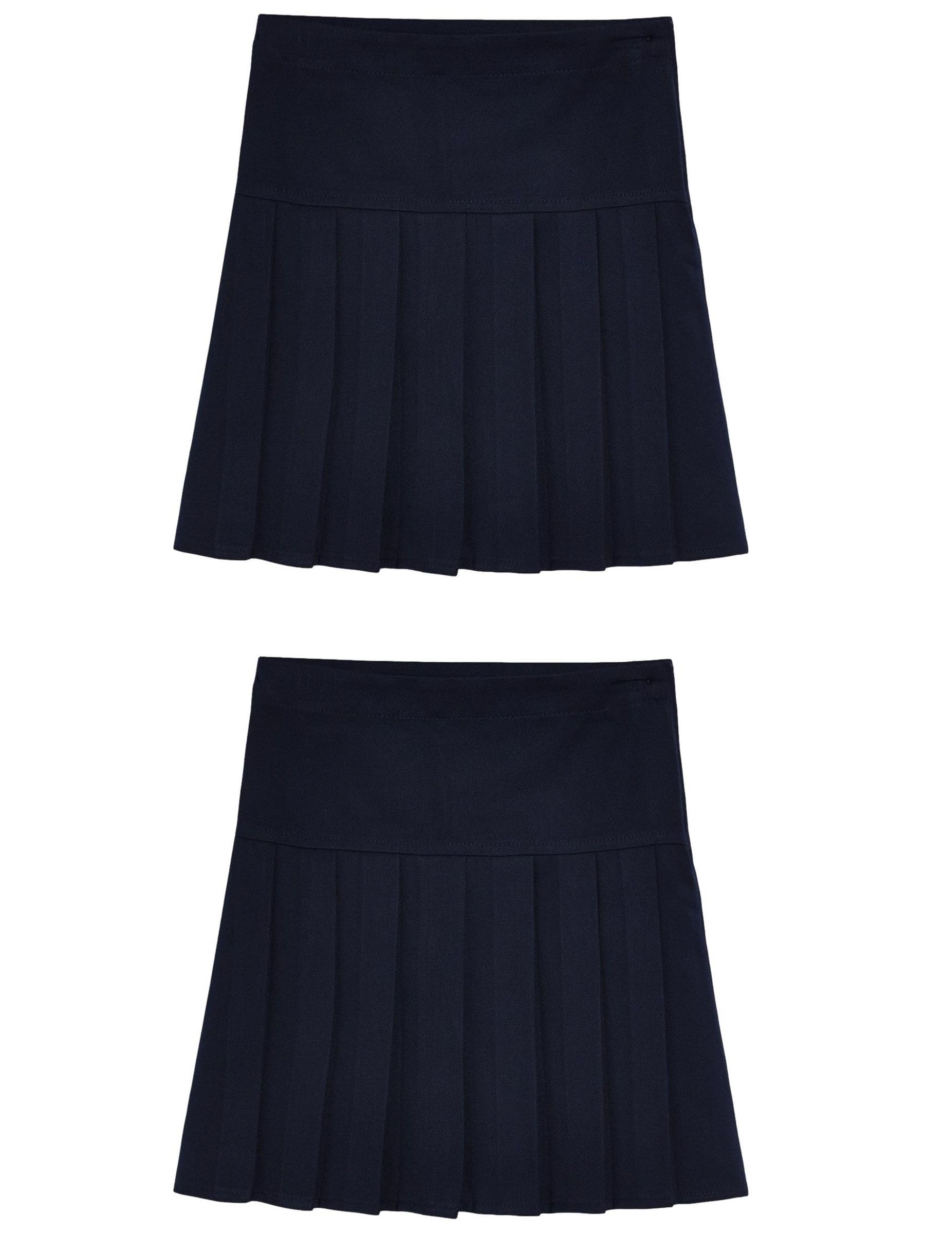 NEXT gonna pieghe bambina scuola 2 pezzi blu facile stiro