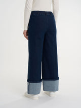 Ragno 4 Seasons Denim Palazzo jeans Persia gamba larga