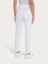 Ragno Satin Power pantalone chino slim cotone bianco