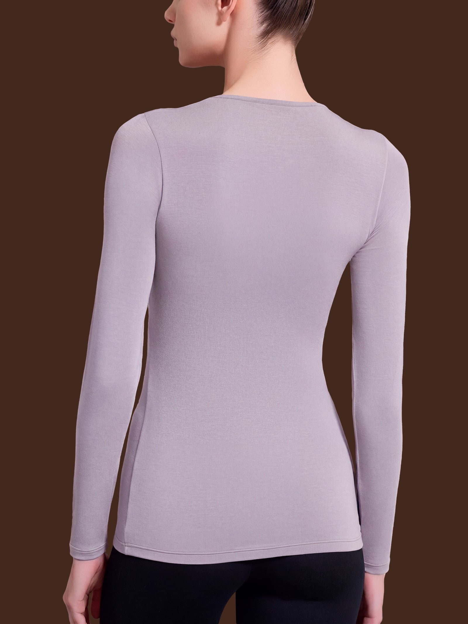 Ragno Thermo Cotton maglia girocollo donna Thistle