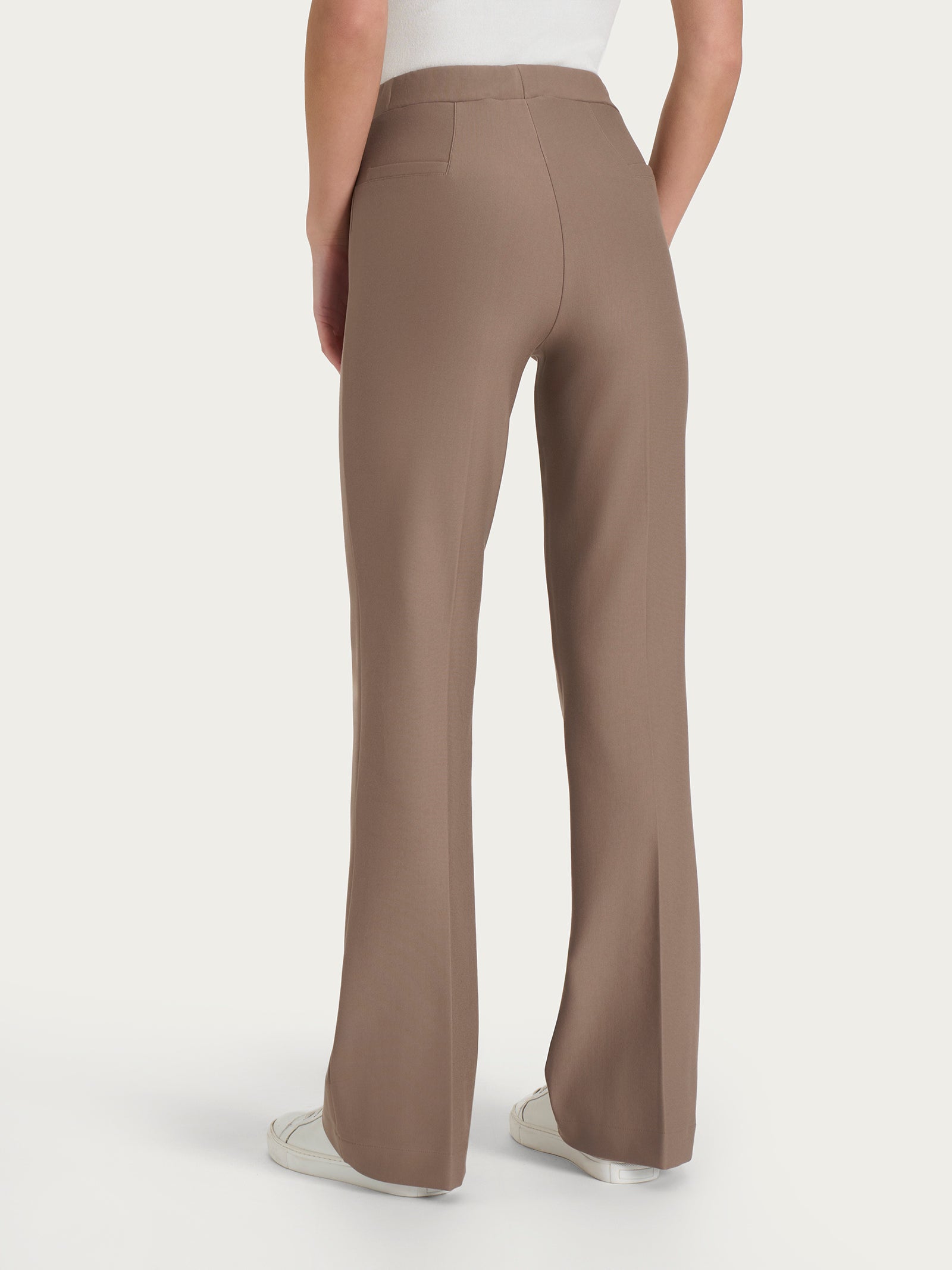 Ragno Compact Pantalone Donna Pine Bark Flare Viscosa