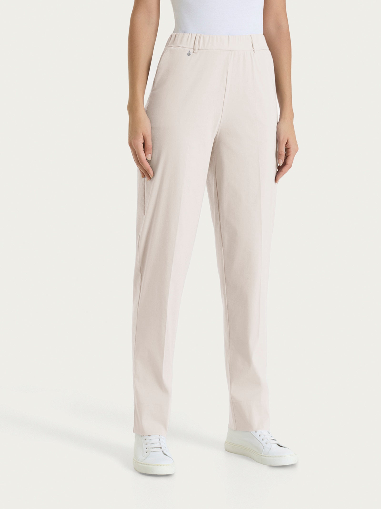 Ragno Super Fresh pantalone carota Almond Peach tapered