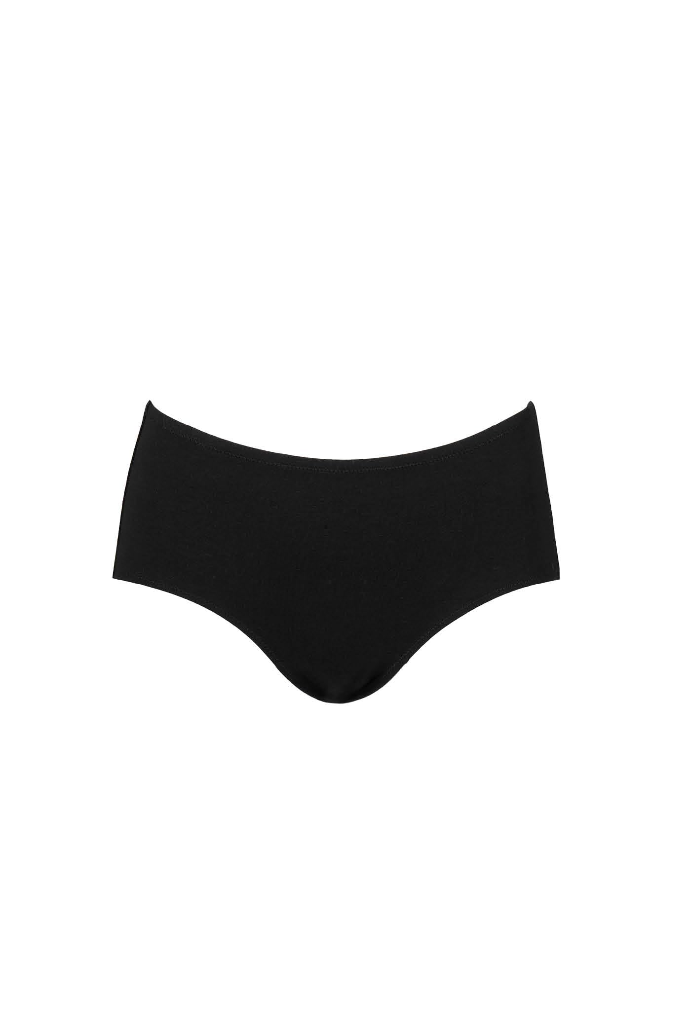 Goldenpoint culotte fianco alto donna cotone tinta unita