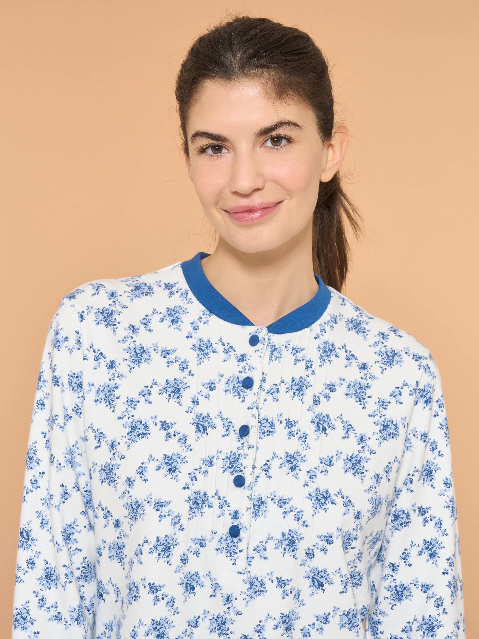 Ragno Jersey Cotone Pigiama Lungo Serafino Set Sail Cotone