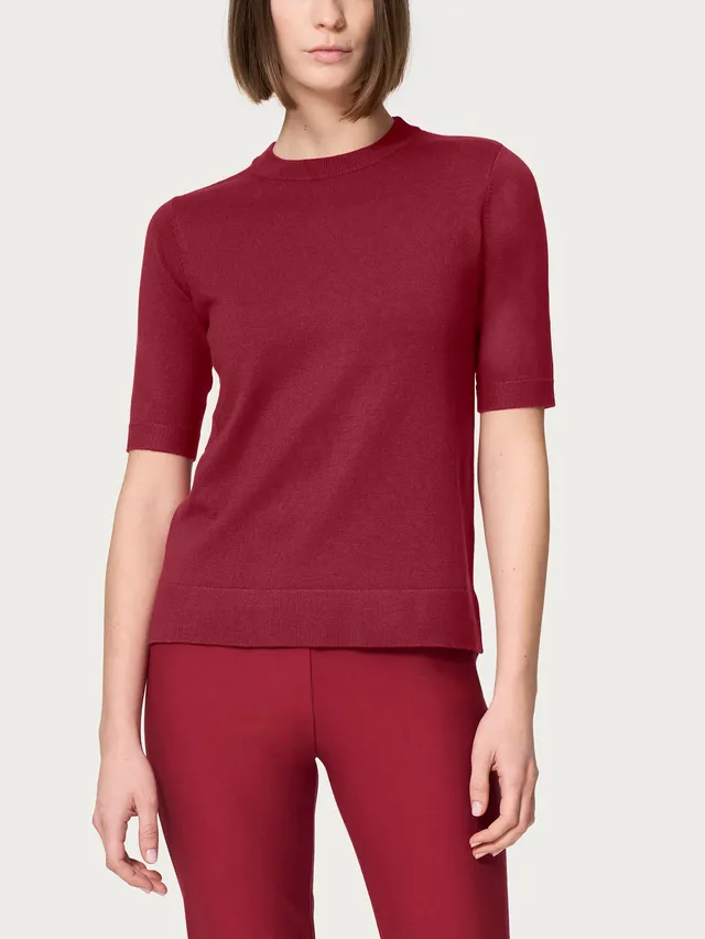 Ragno Four Seasons Maglia Donna Viscosa Rossa Tibetan Red