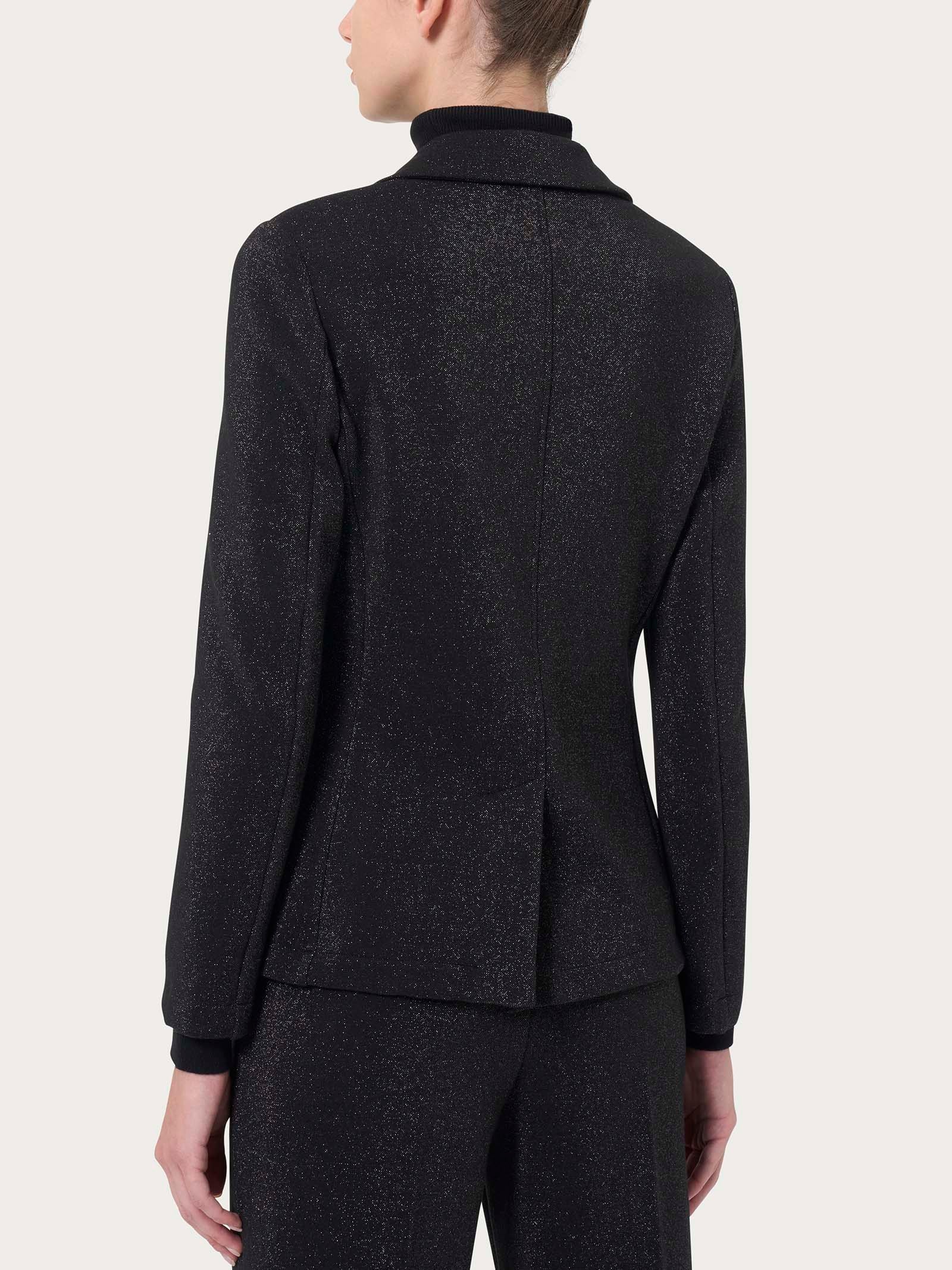Ragno Eco Jacquard blazer due bottoni Fant.Nero regular