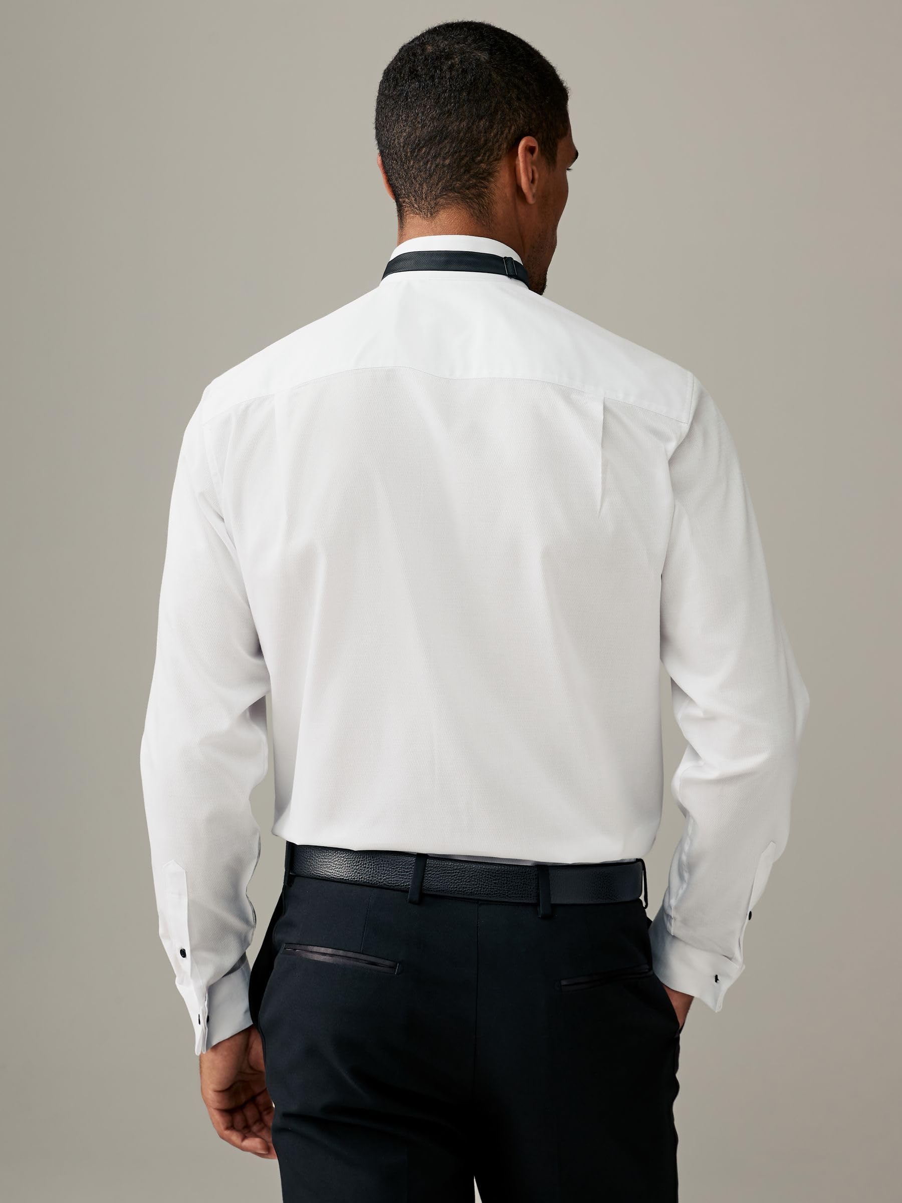 Next Camicia smoking uomo 44 misto cotone regular