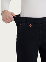 Ragno 4 Seasons Denim jeans carrot Black elasticizzato