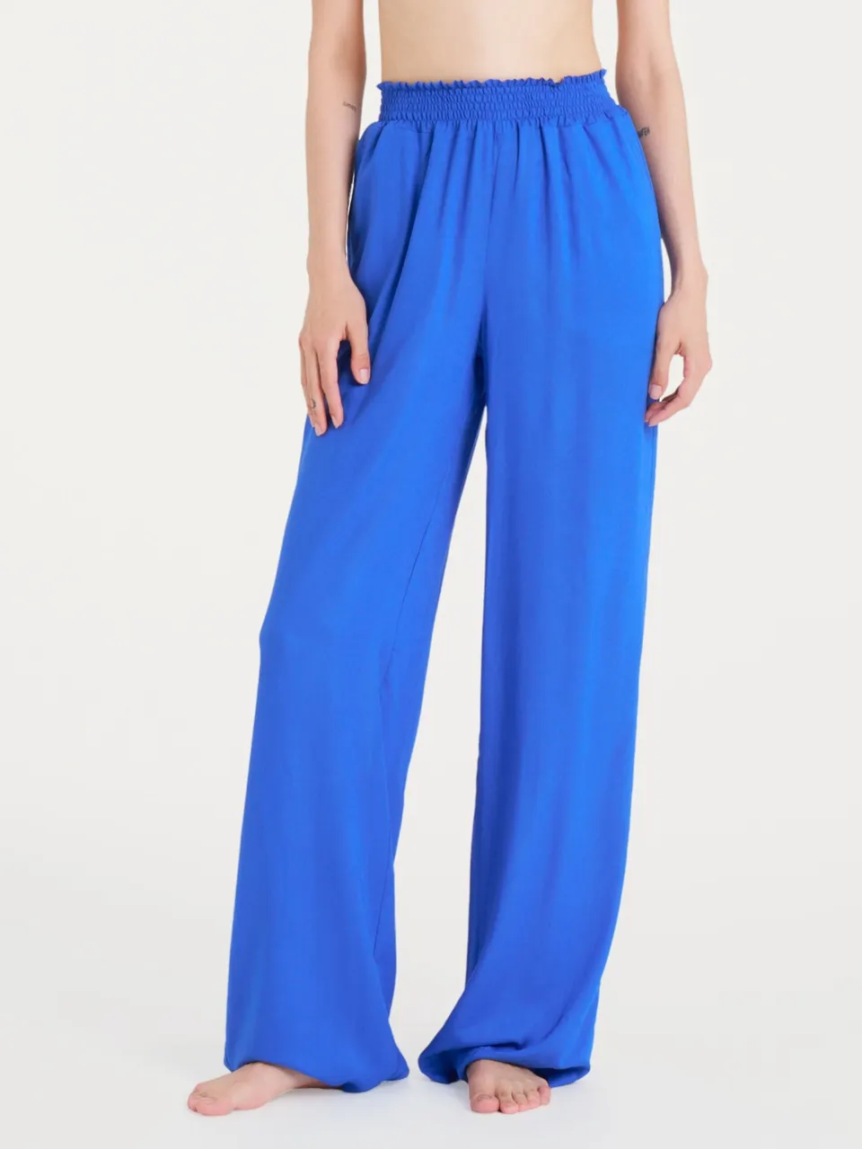 Ragno EcoSeta Wide Leg pantalone surf viscosa
