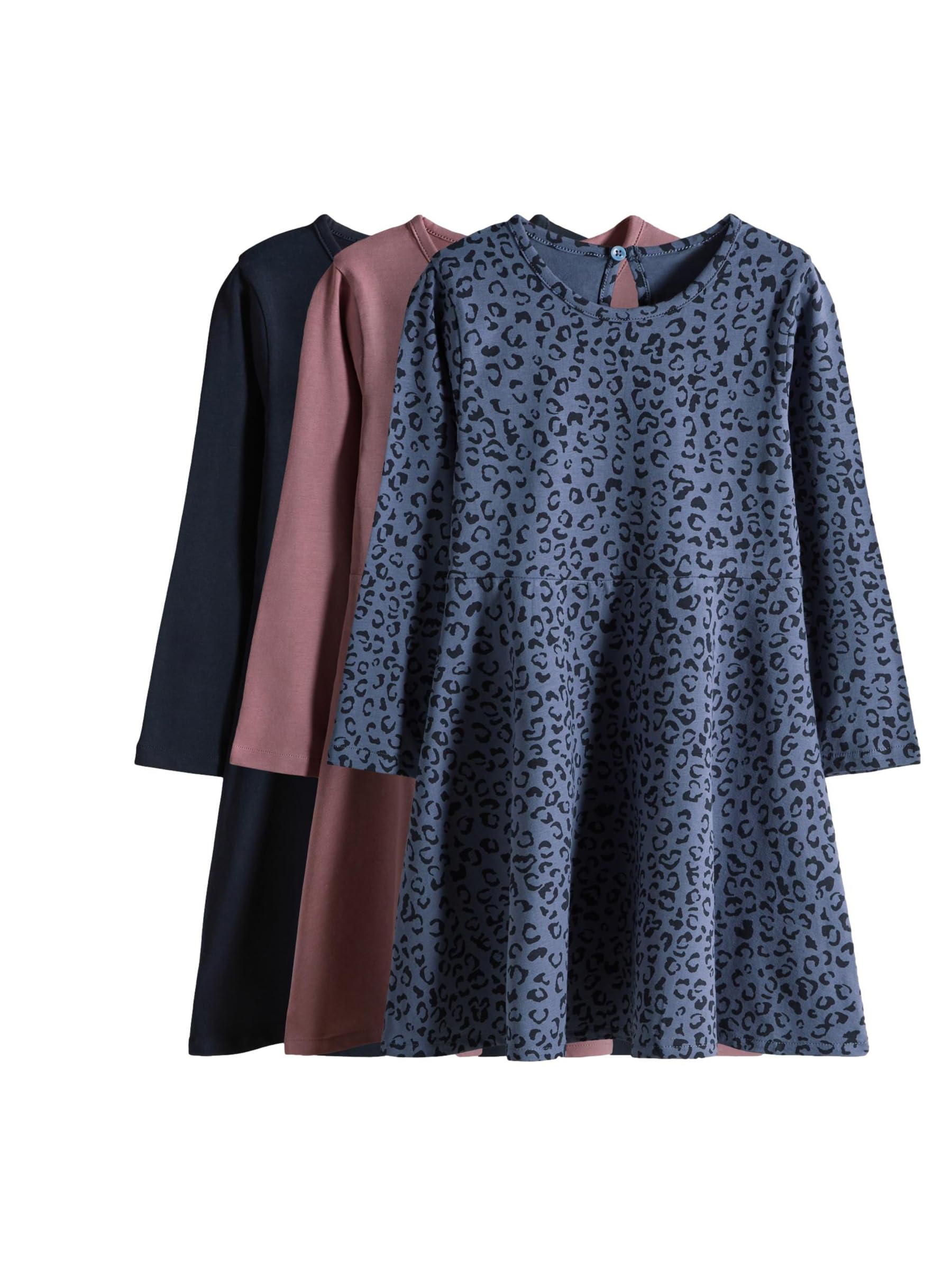 Next The Set Vestito Skater Bambina Manica Lunga da 3