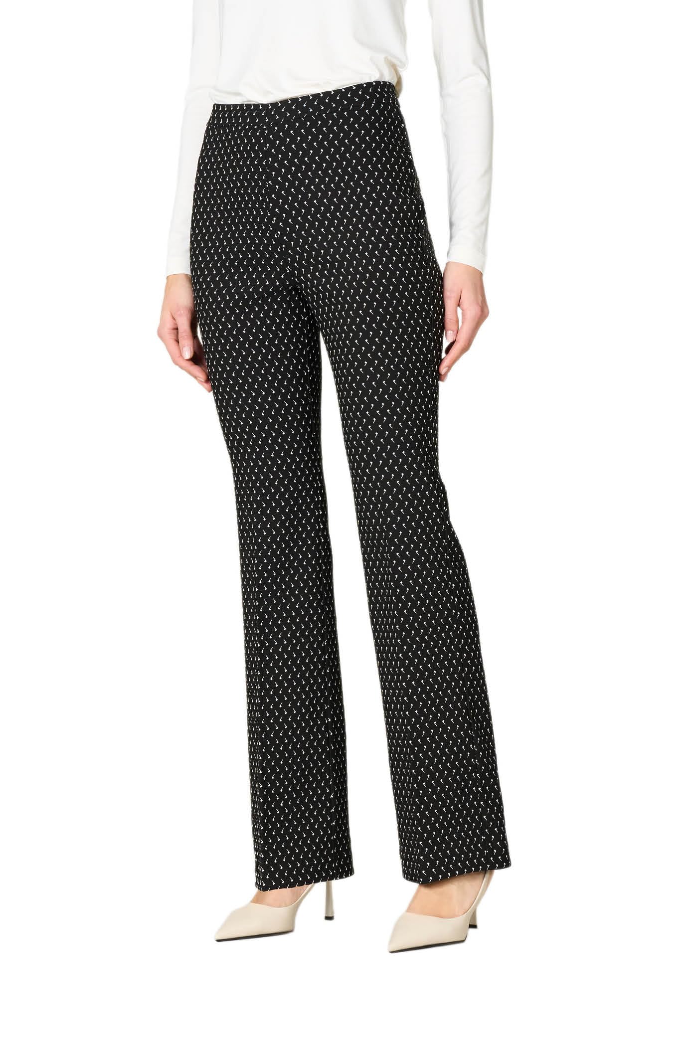 Goldenpoint Flare Geometrico leggings svasato viscosa