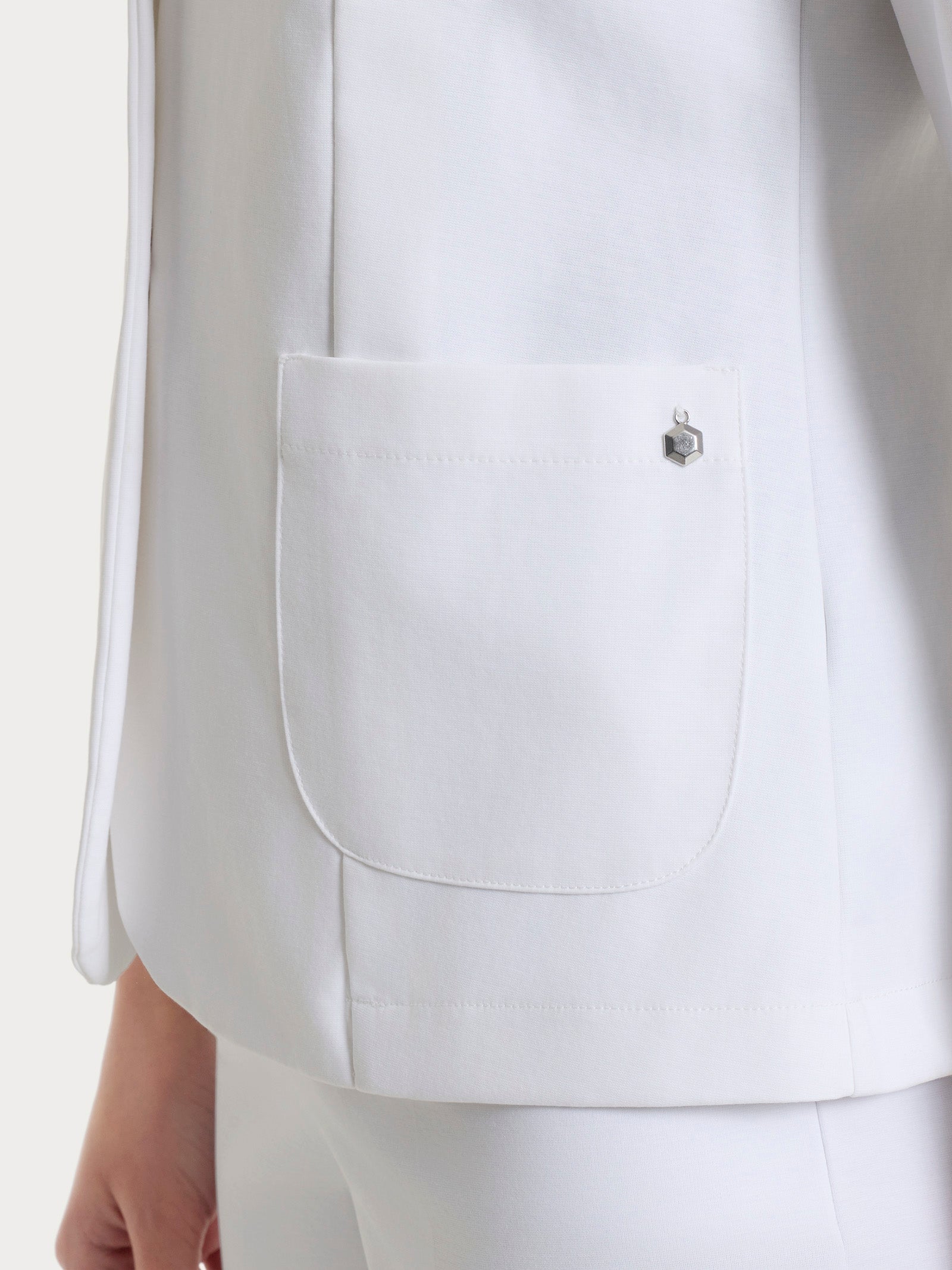 Ragno Compact Light Blazer 2 Bottoni Bianco regular