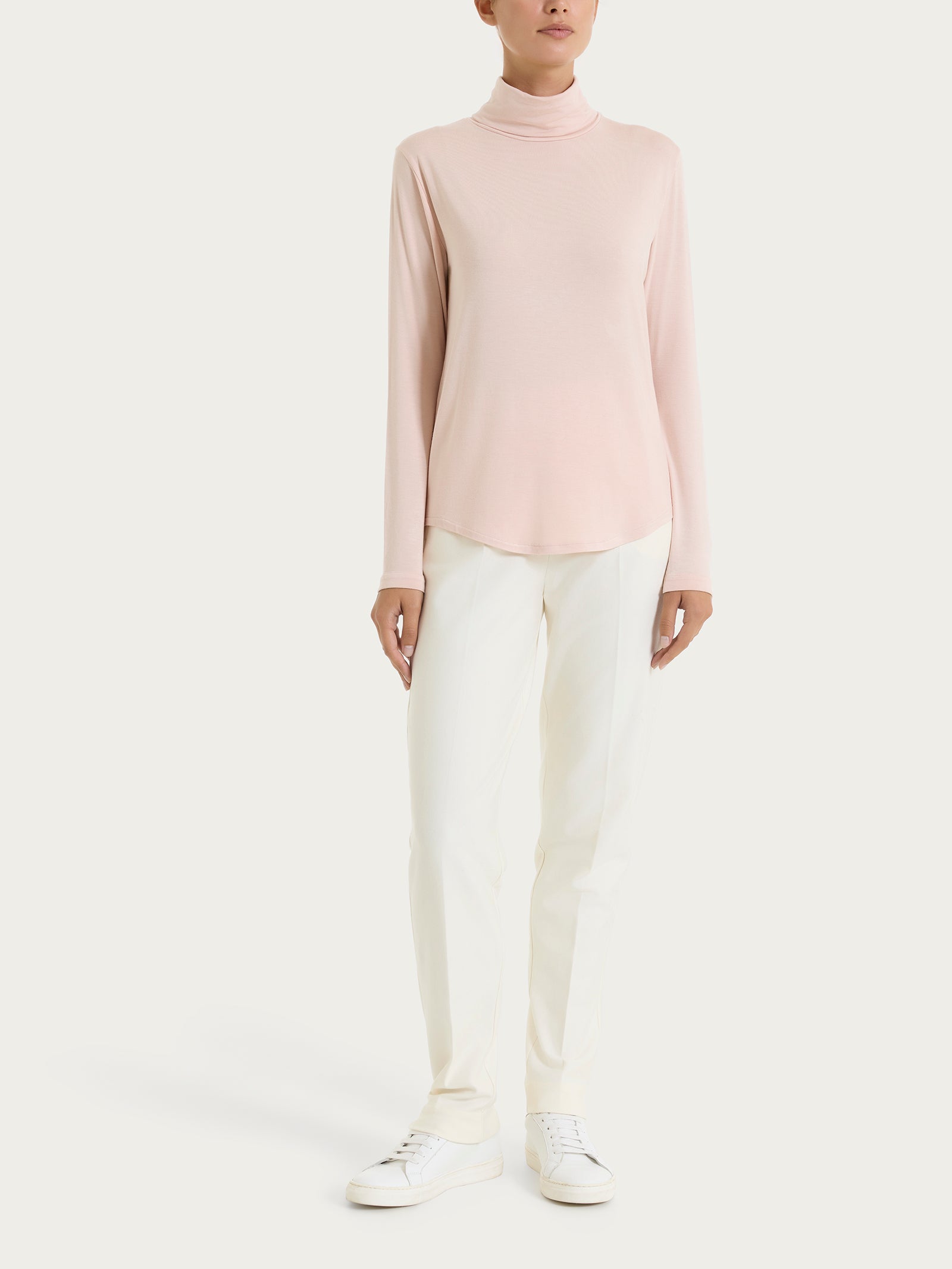 Ragno Dolcevita Eco Viscosa manica lunga Cameo Rose