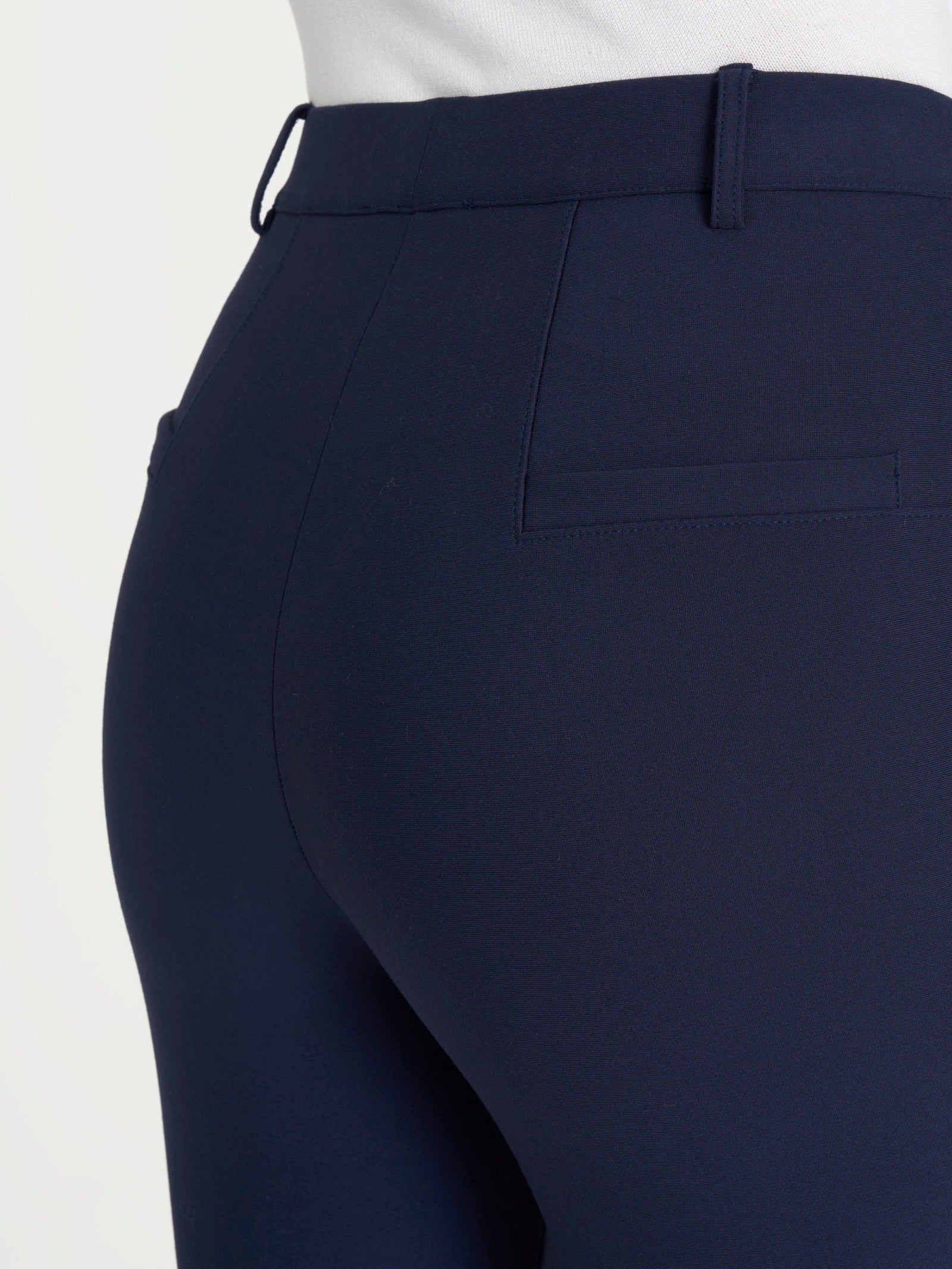 Ragno Compact pantalone flare caviglia Persia vita elasticizzata