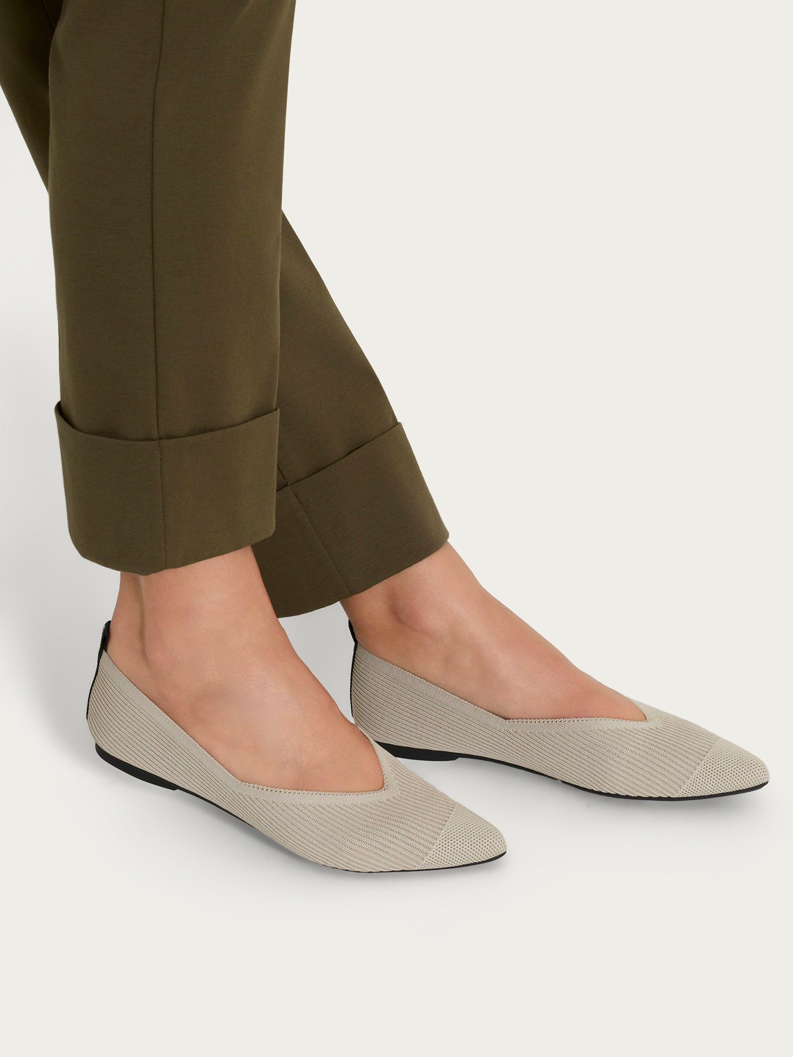 Ragno Ballerine Slip On Maglia Crockery Memory Antiscivolo