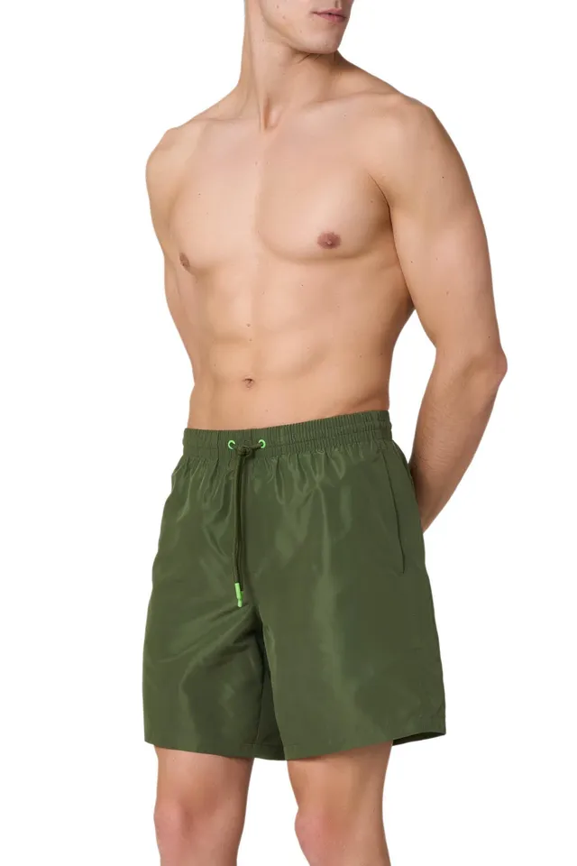 Goldenpoint Palm Patch Costume Mare Uomo Media Lunghezza