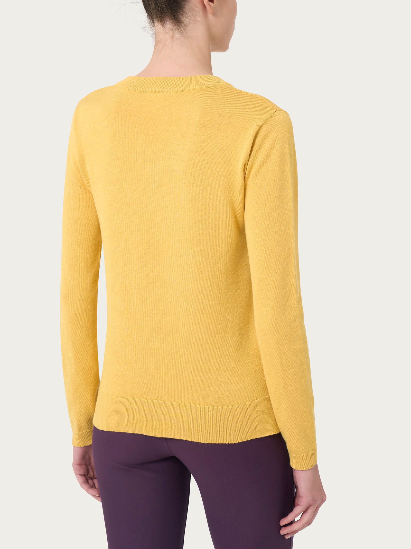 Ragno Four Seasons Maglia Scollo V Misted Yellow