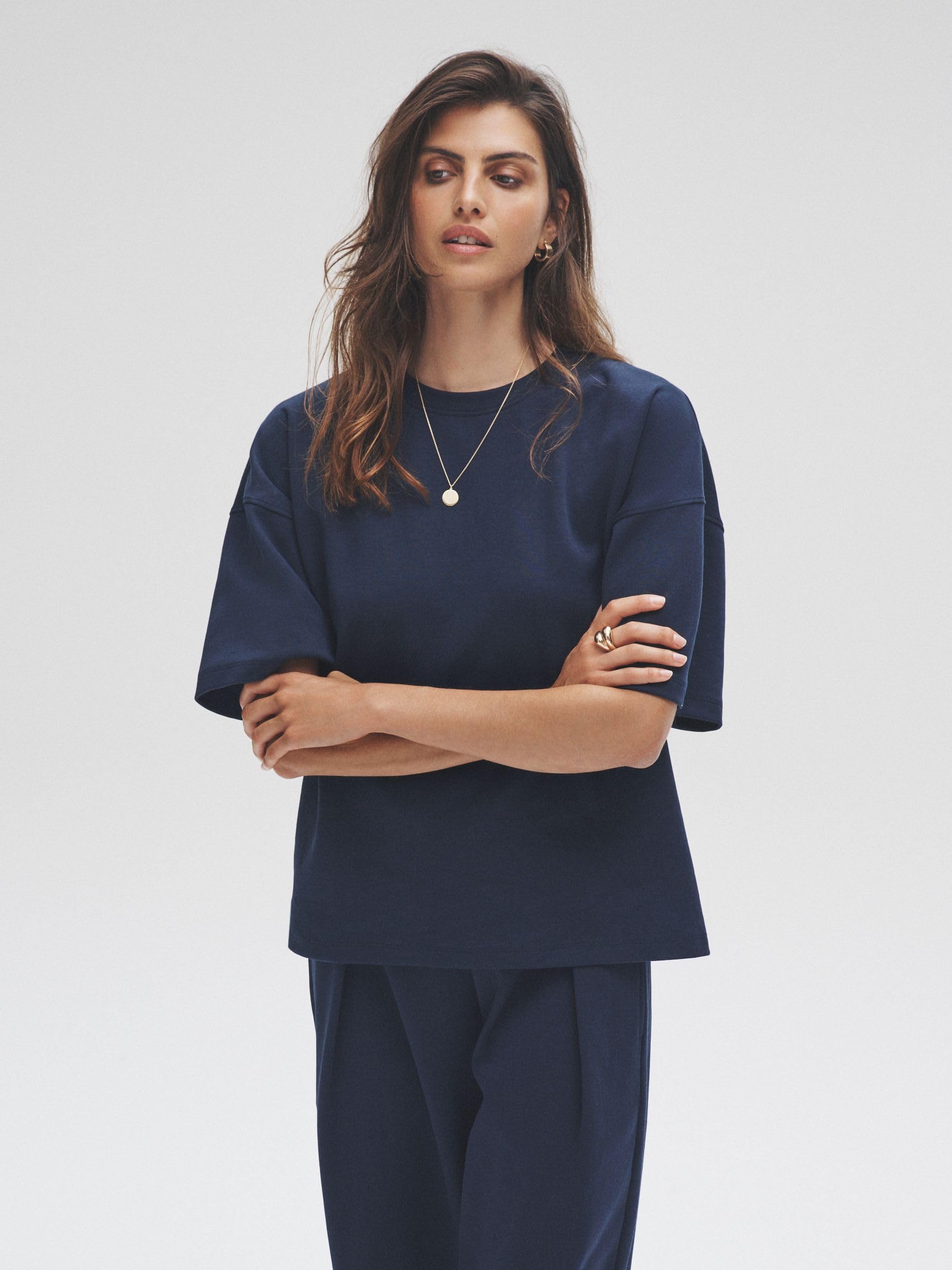 Geo Next The Set T-Shirt Taglio Quadrato Pesante 3 Pezzi Donna
