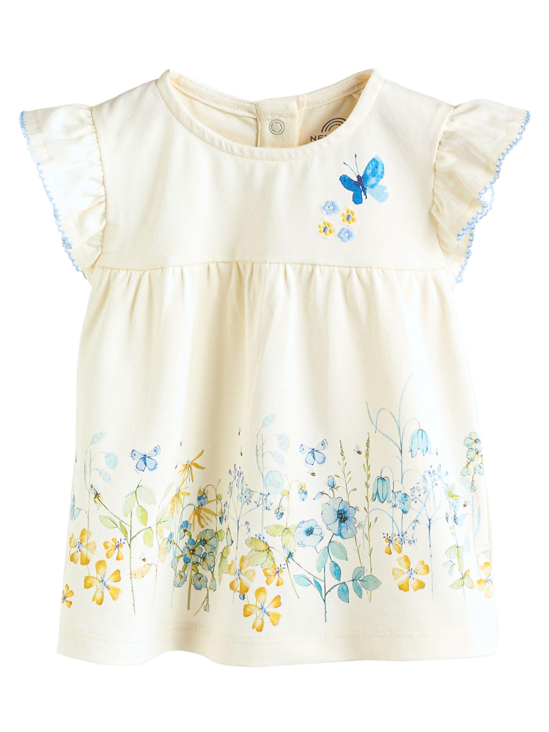 Next magliette con volant e shorts neonata 80-86 6 pezzi