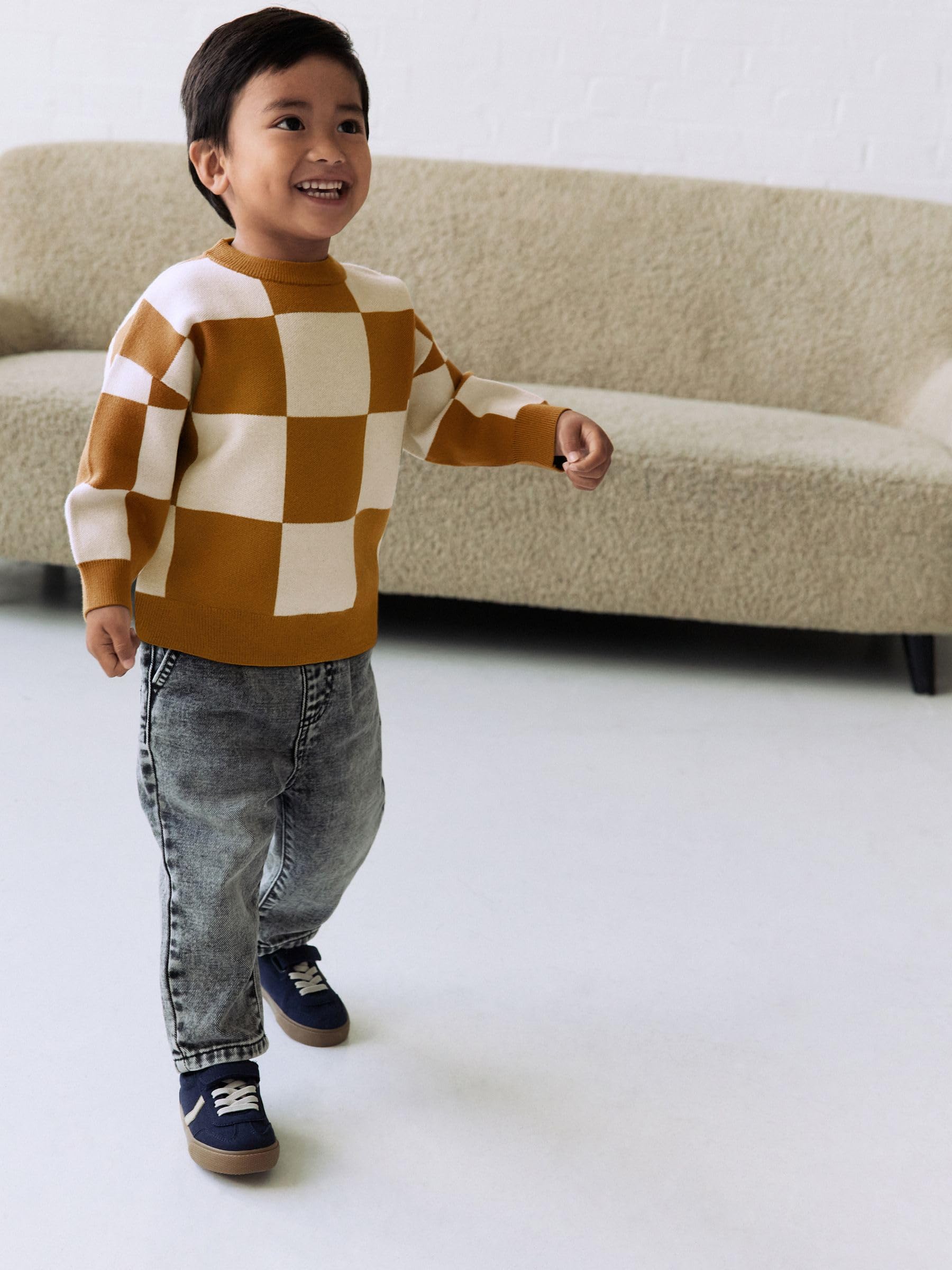 Next Ragazzo maglione girocollo lavorato bambino