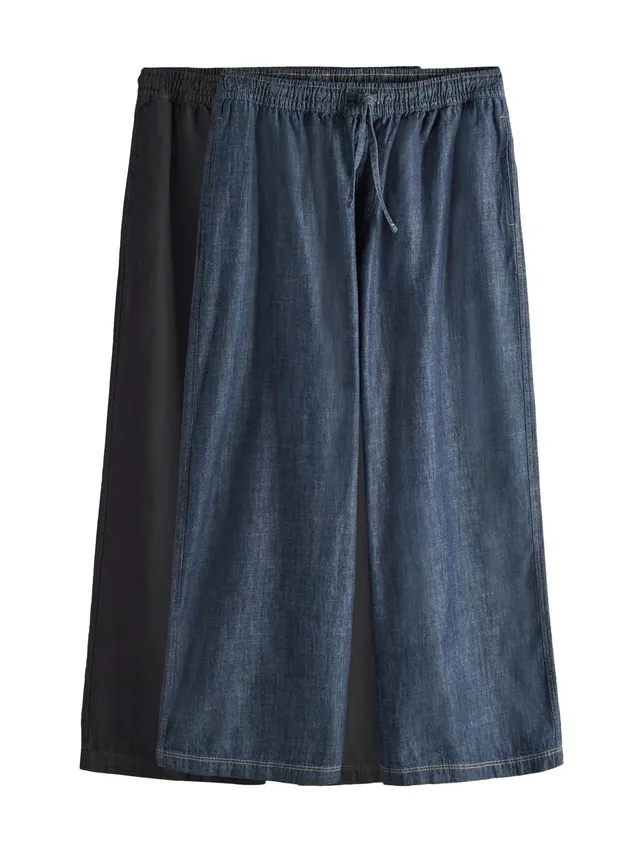 Next The Set jeans donna con elastico in vita confezione 2 pz
