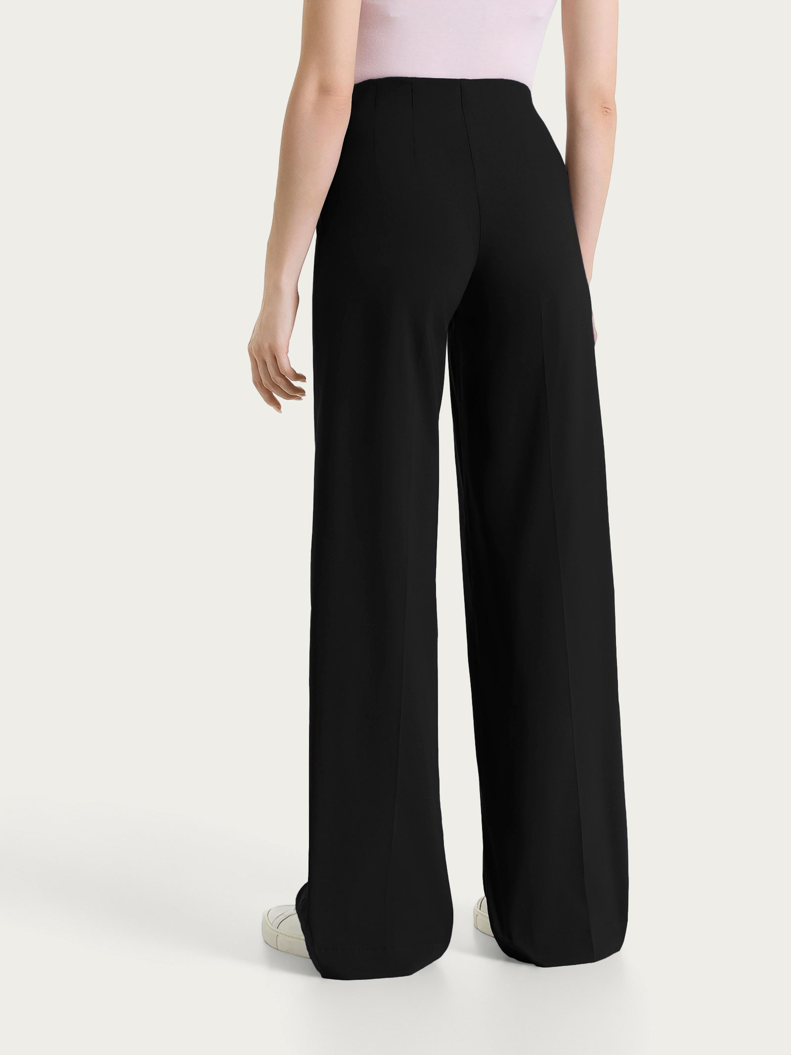Ragno Super Fresh pantalone palazzo Nero misto cotone