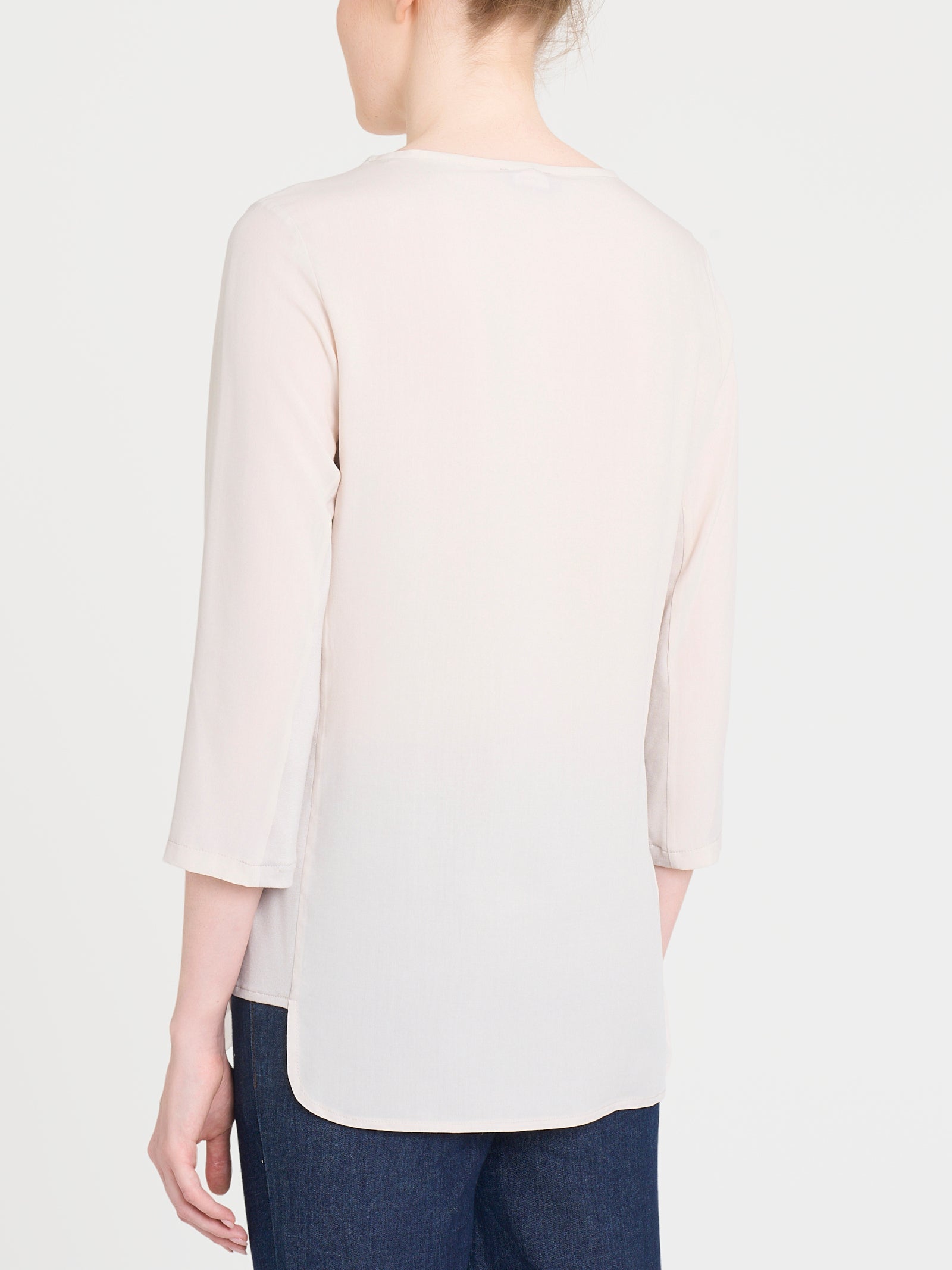 Ragno Viscosa Summer Maglia Girocollo Inserto Champignon