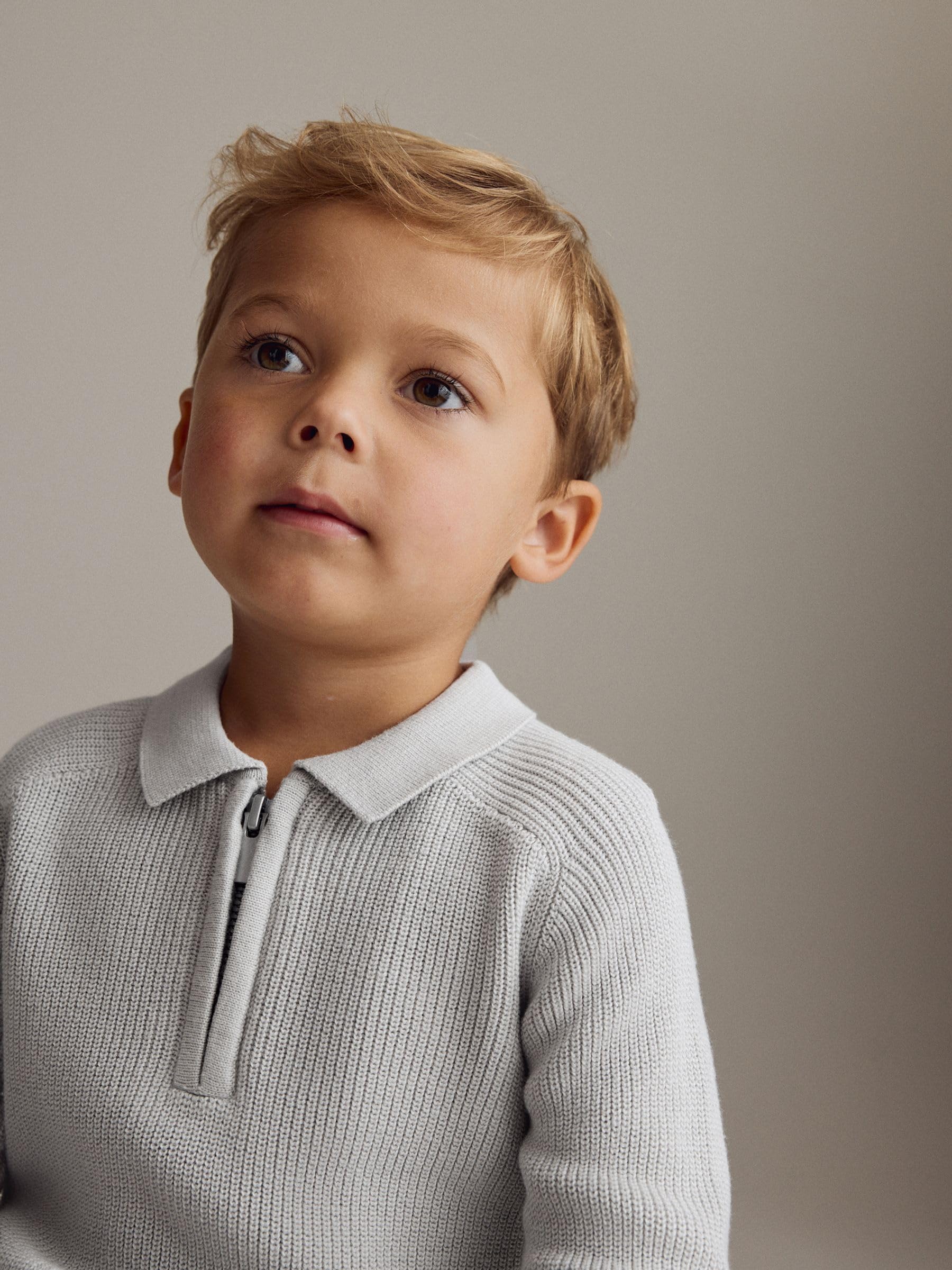 Next polo bambino maniche lunghe zip 12-18 mesi