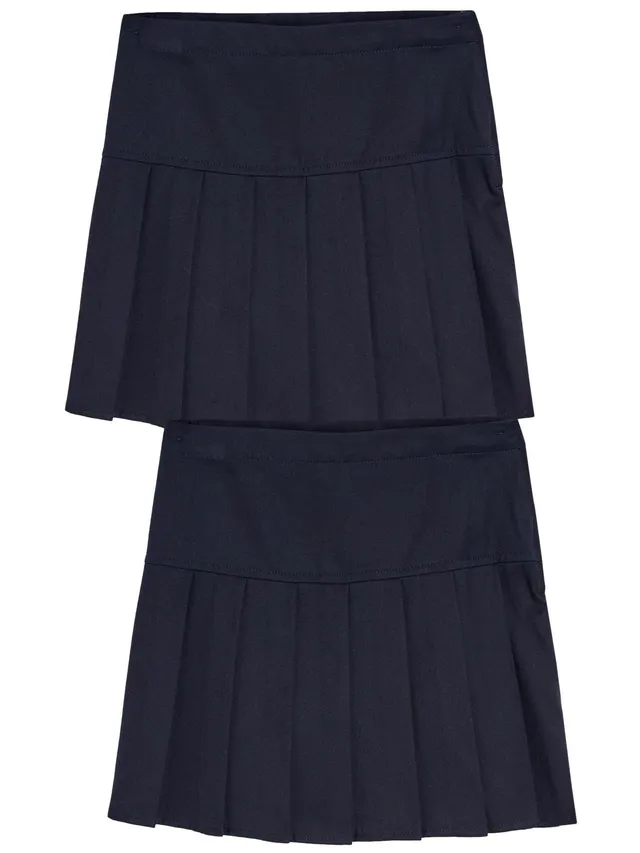 NEXT gonna pieghe bambina scuola 2 pezzi blu facile stiro
