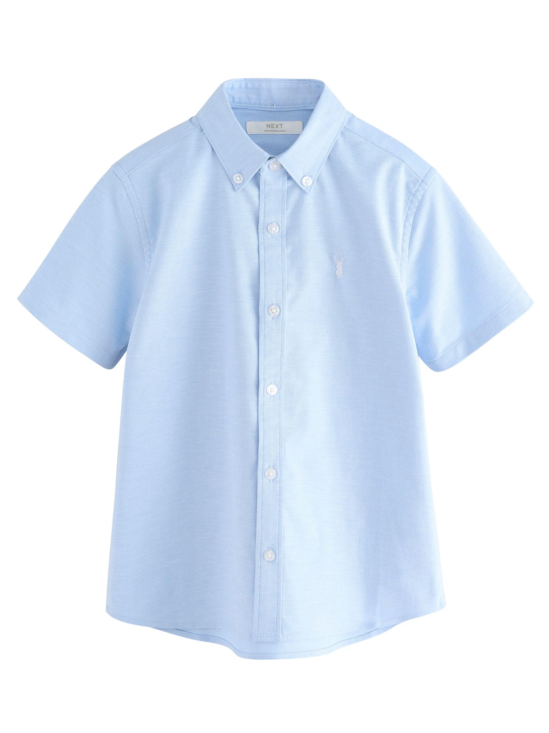 Next camicia oxford bambino manica corta 2 pezzi 9 anni