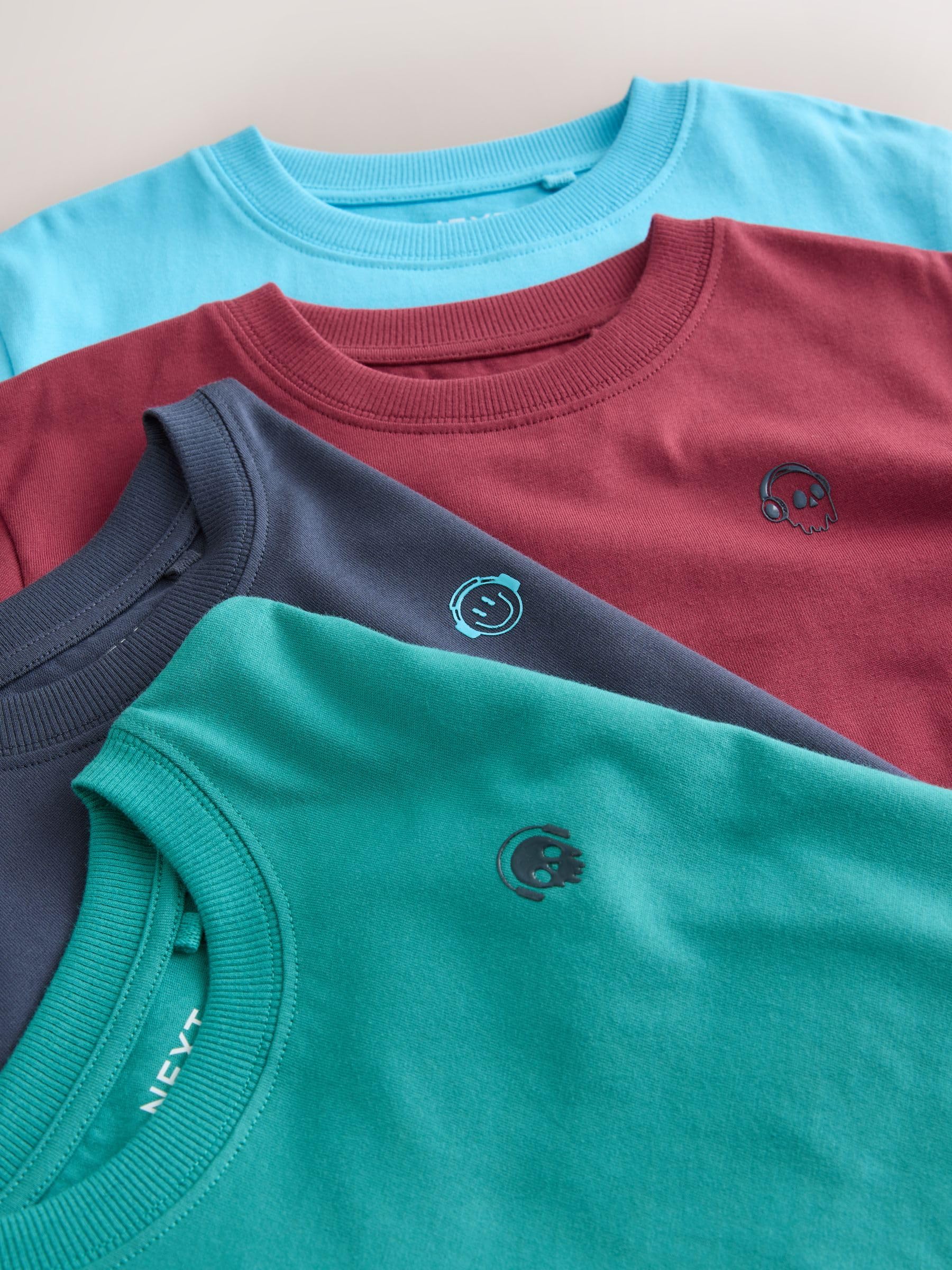 Next T-shirt ragazzo maniche corte 98 4 pezzi cotone