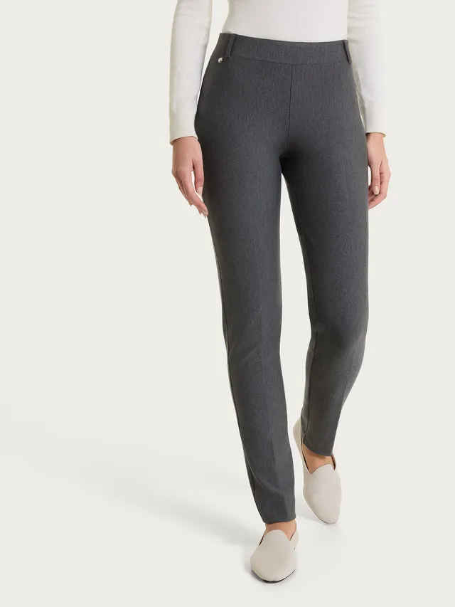 Ragno Compact Pantalone Sigaretta Skinny Ardesia Mel.
