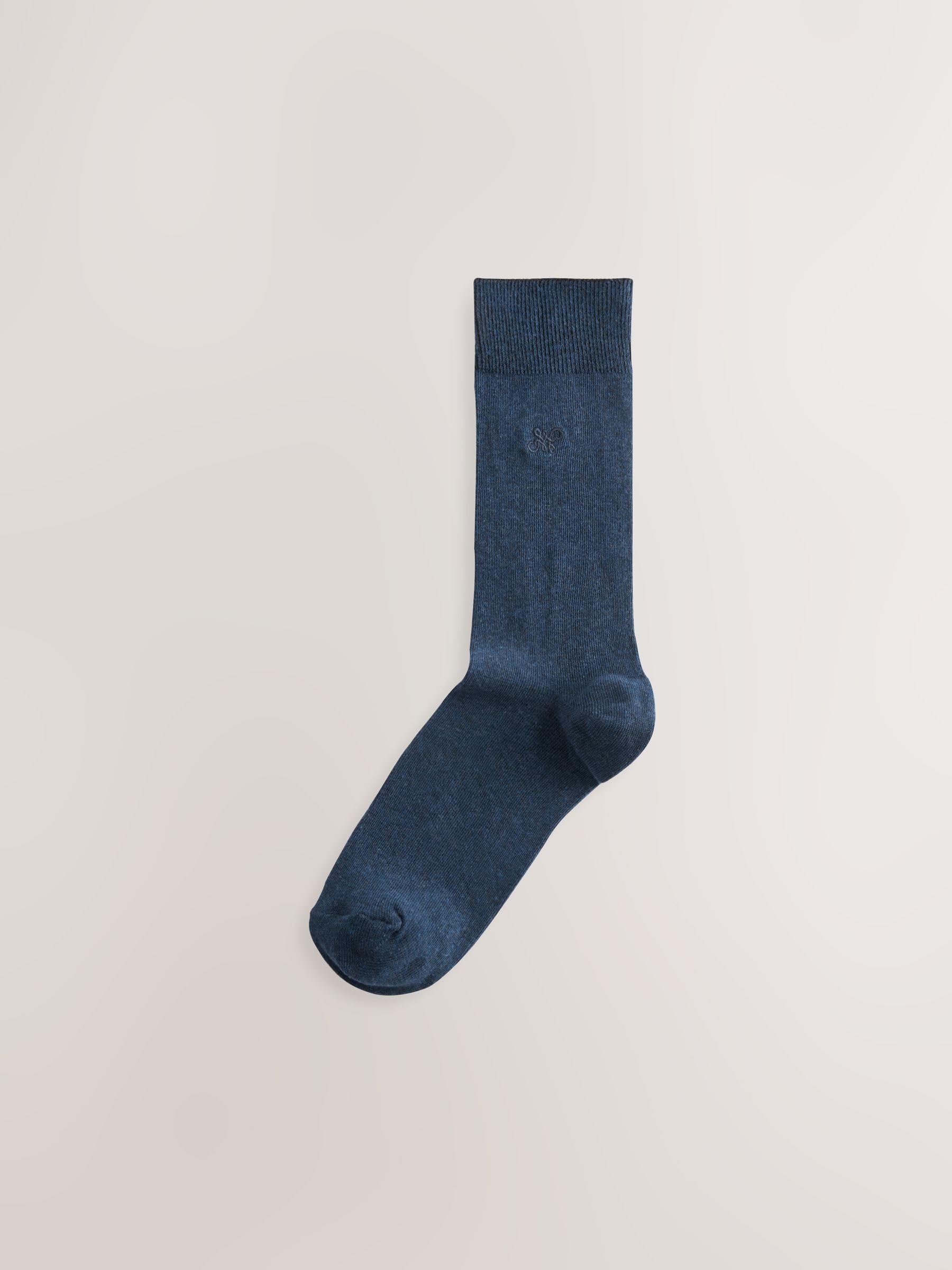 Next calzini uomo ricamati 5 paia 43-46 cotone fresco