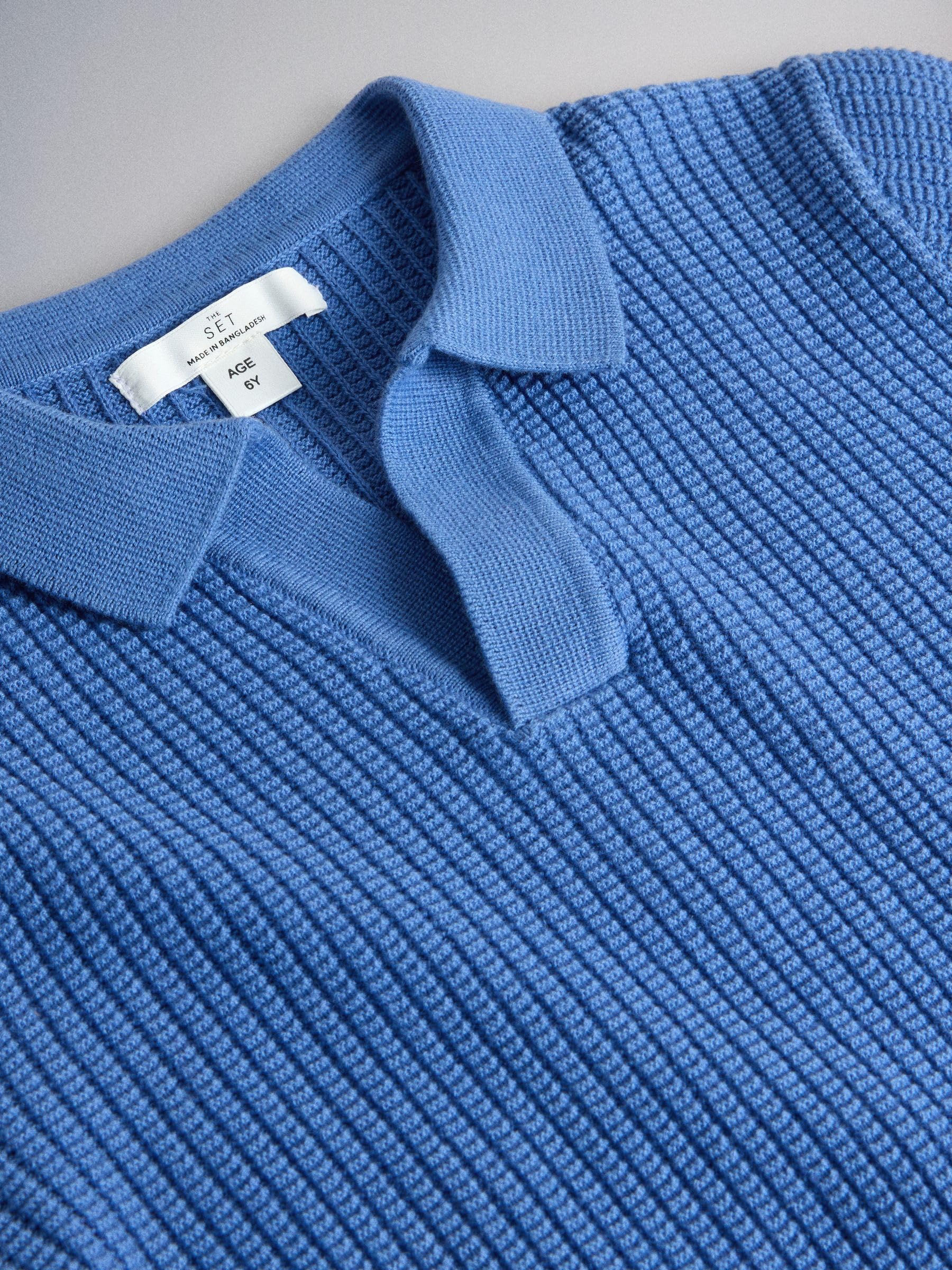 Geo Next The Set Maglia ragazzo 2 pezzi testurizzata collo aperto