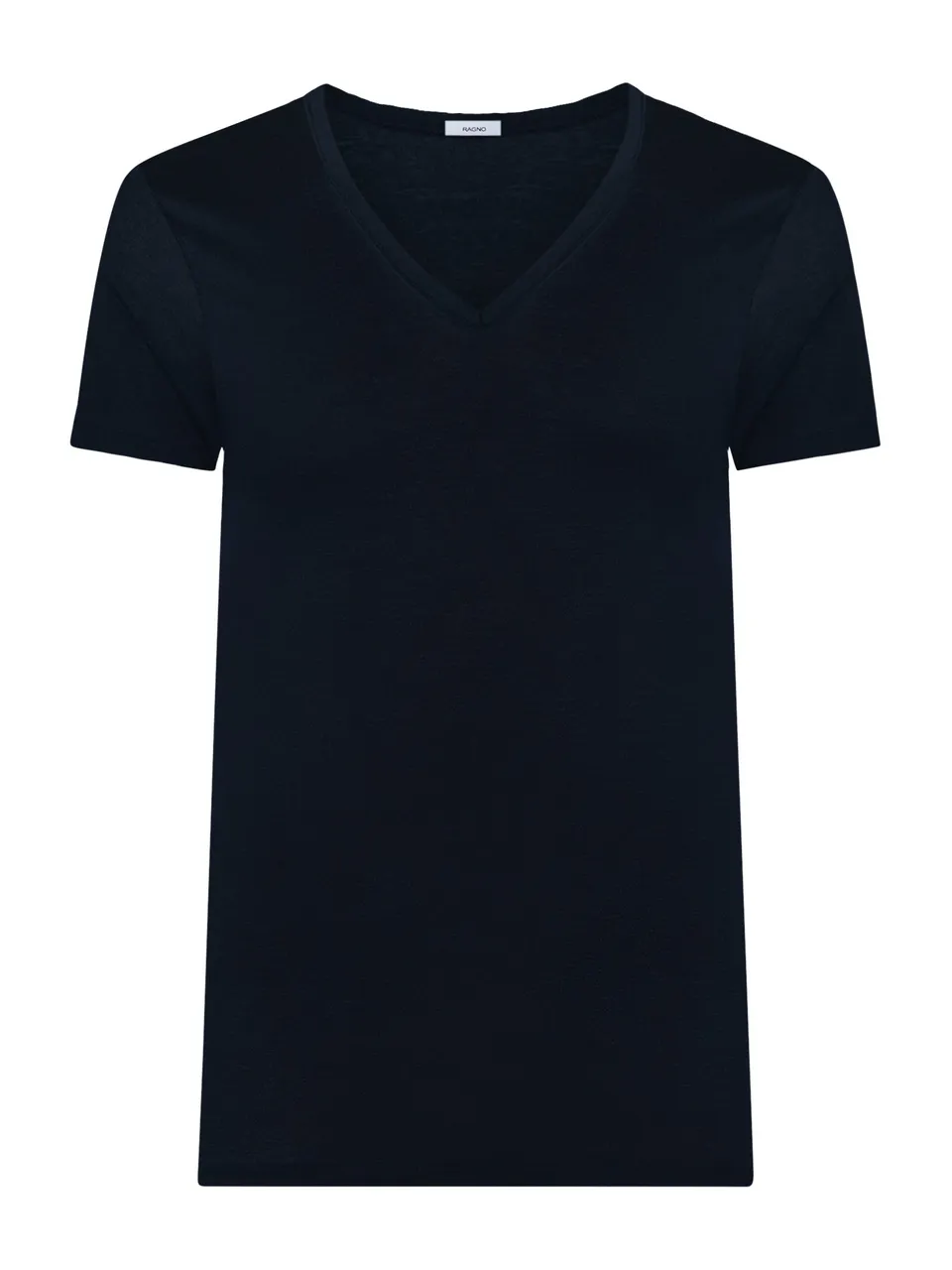 Ragno Silkotton maglietta scollo a V cotone Bleu