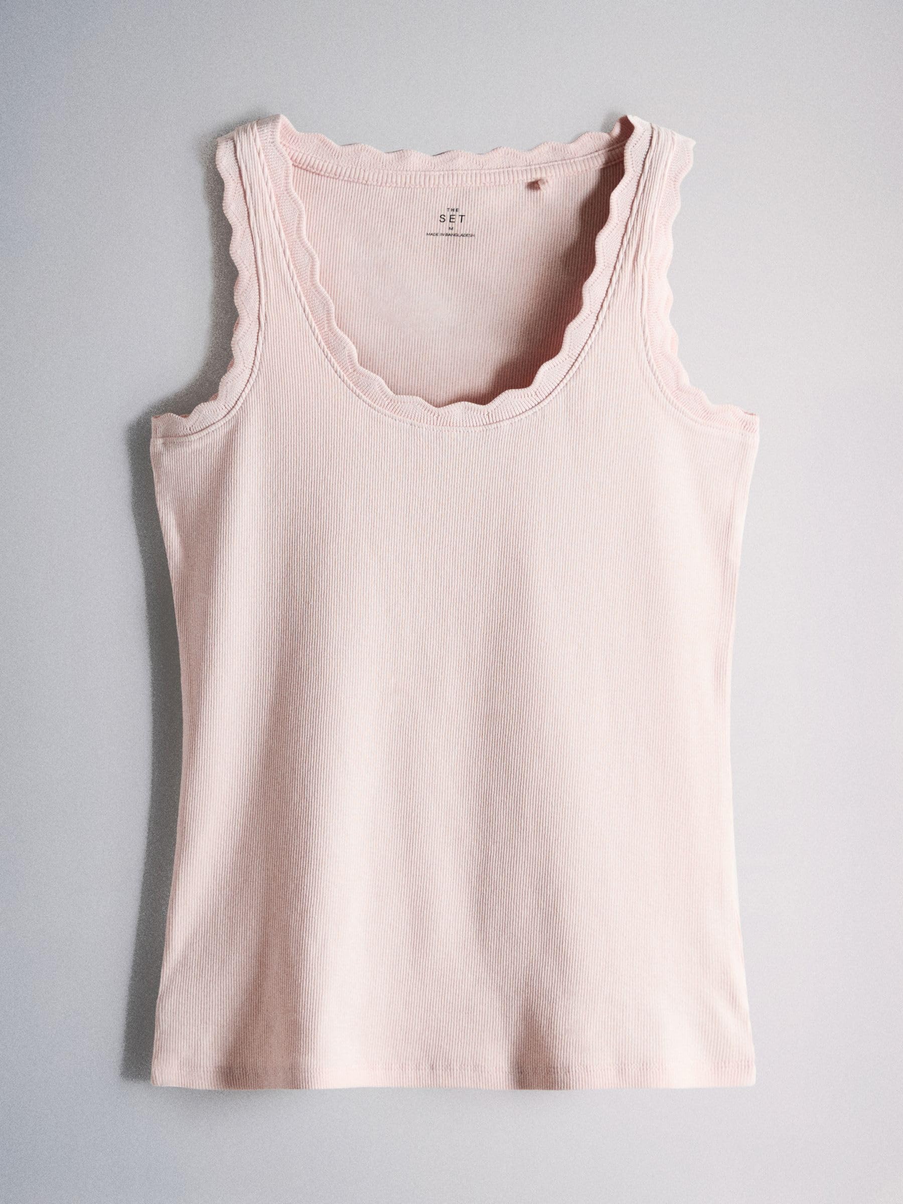 Geo Next The Set canotta donna coste 3 pezzi smerlato