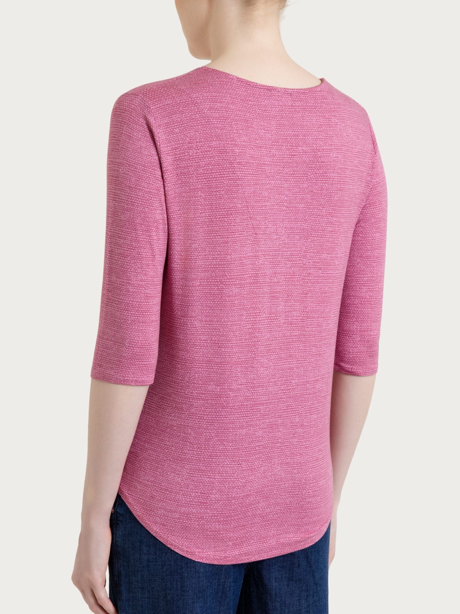 Ragno Viscosa Summer Maglietta serafino Cashmere Rose