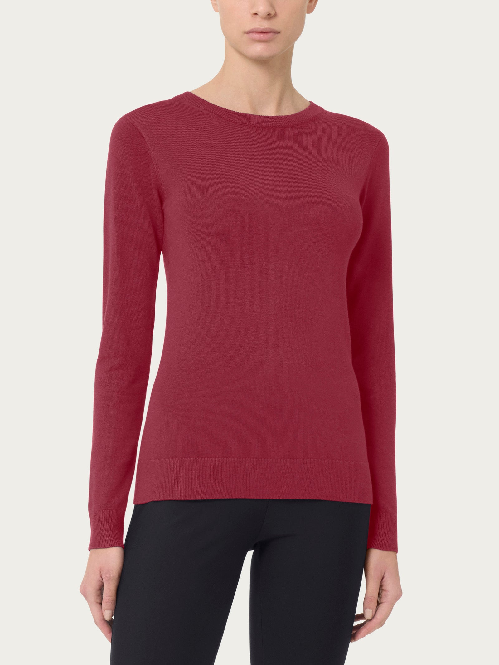 Ragno Four Seasons Maglia donna rosso manica lunga
