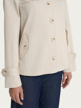 Ragno Satin Power Trench Corto Champignon idrorepellente
