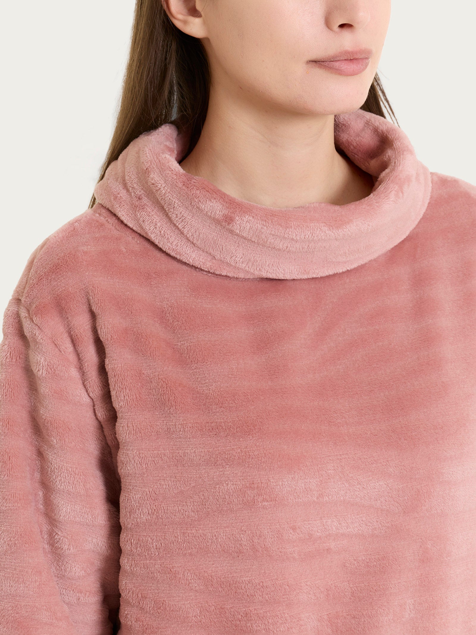 Ragno Coral Fleece maxi maglia Cork